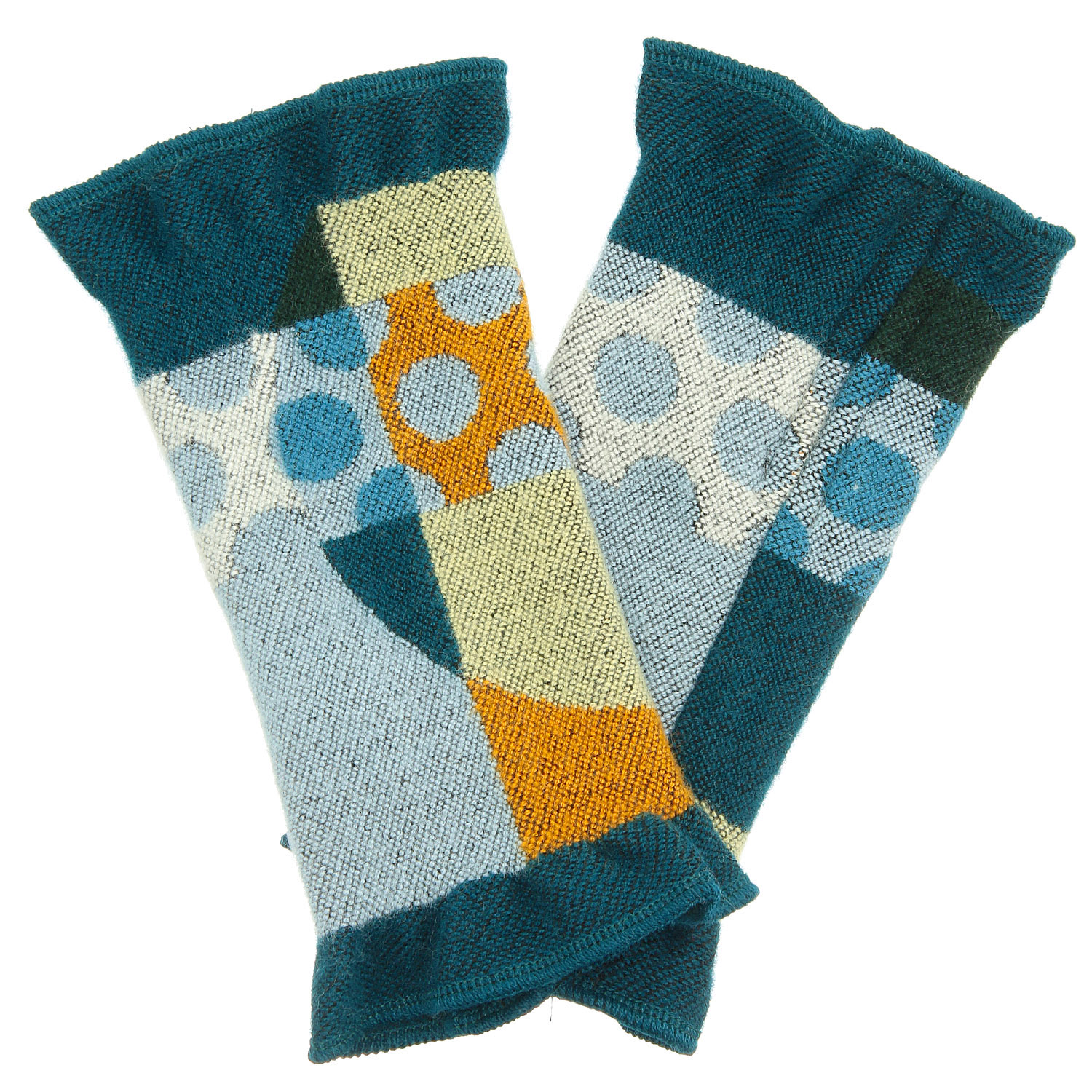 ラシクモア ミックスパターンハンドウォーマー - 画像3