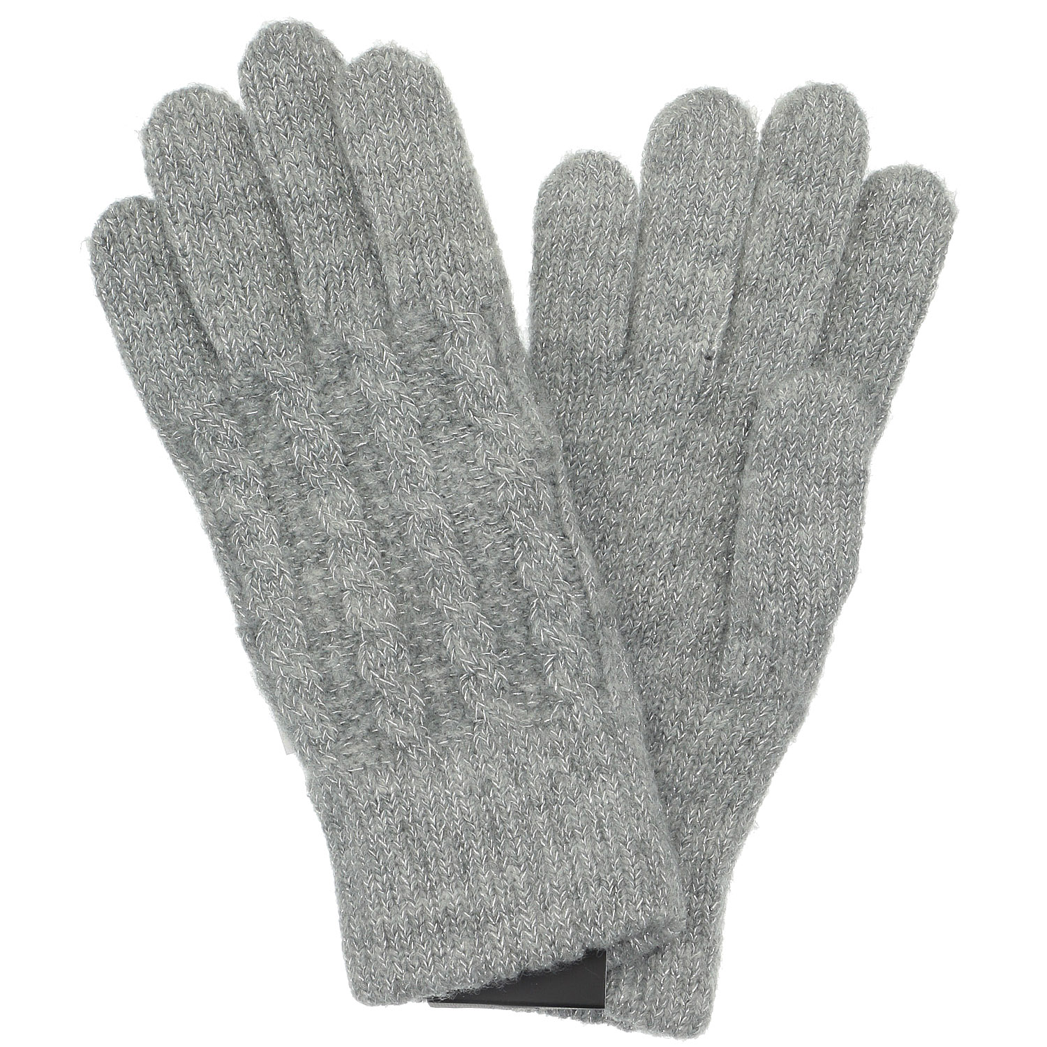 ELLE ラメケーブルニット手袋 - 画像3