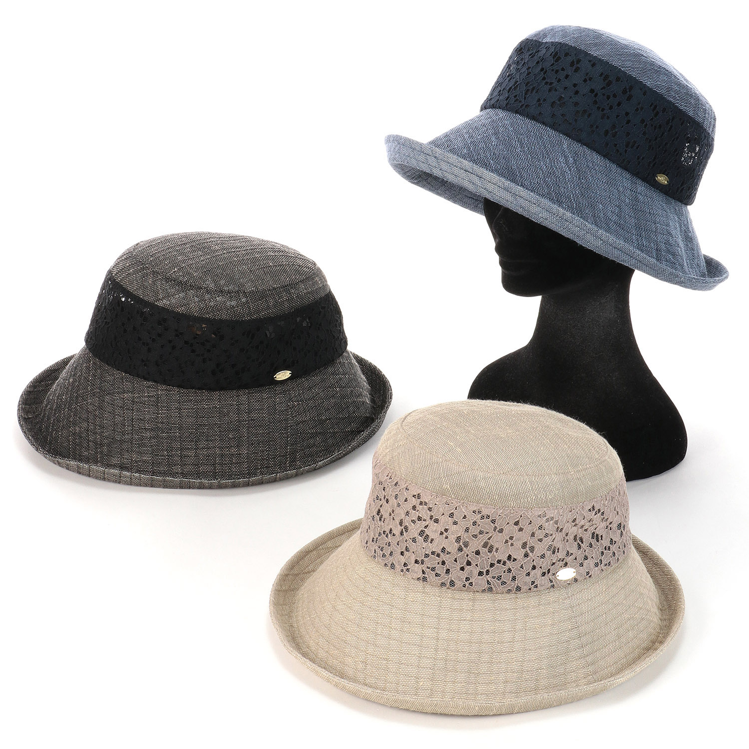 マリオン青山 レース切替広つばセーラー - 画像1