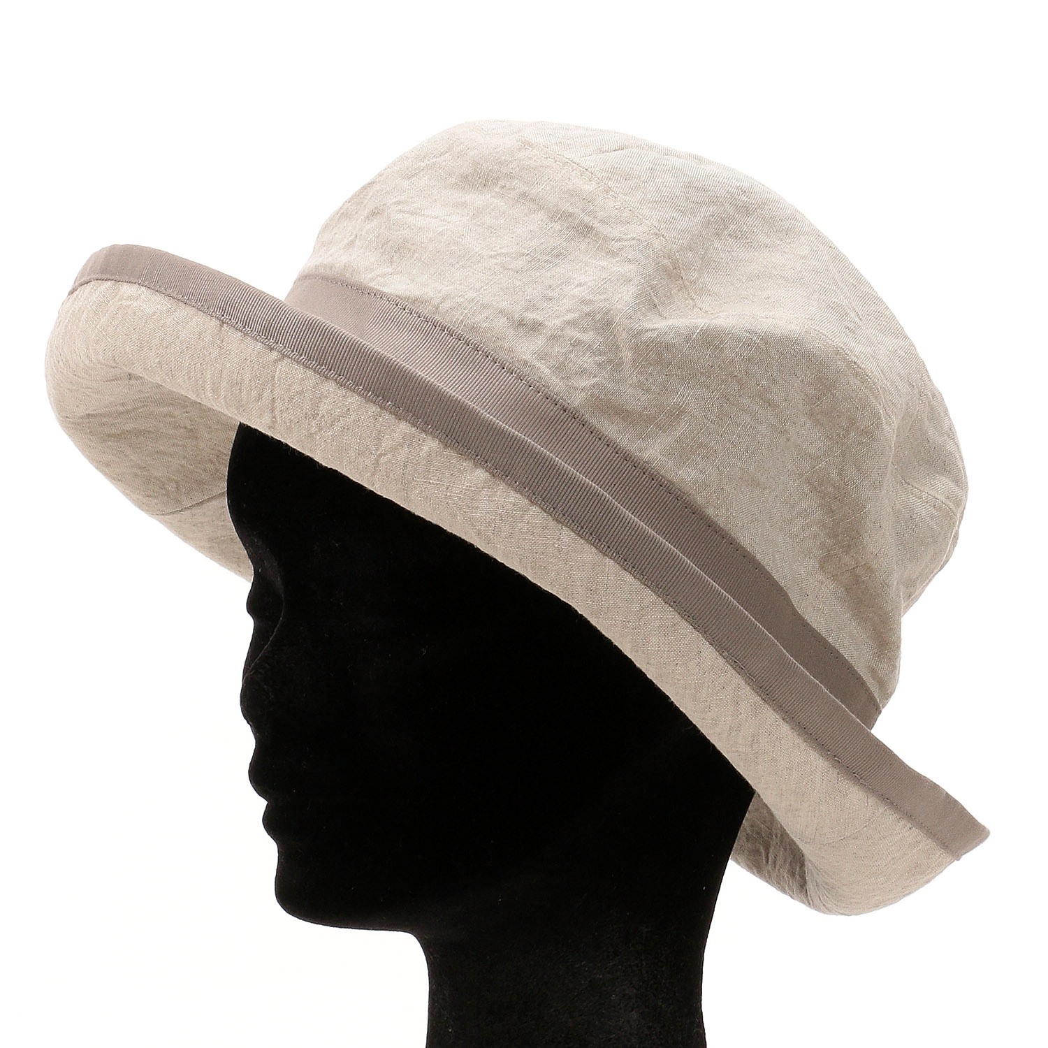 NAMIKI 配色リネンセーラーハット - 画像1