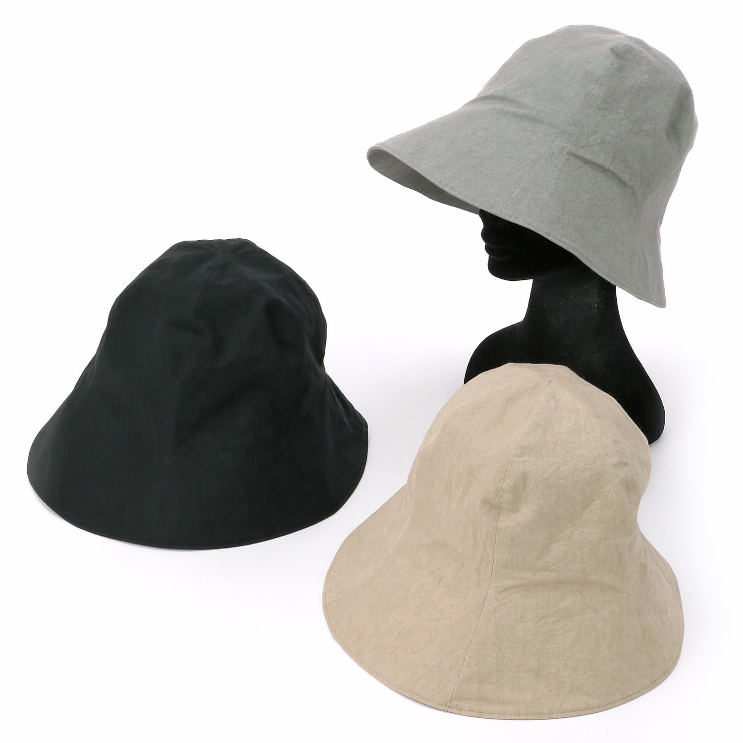 NAMIKI コットンサイズアジャスターチューリップハット