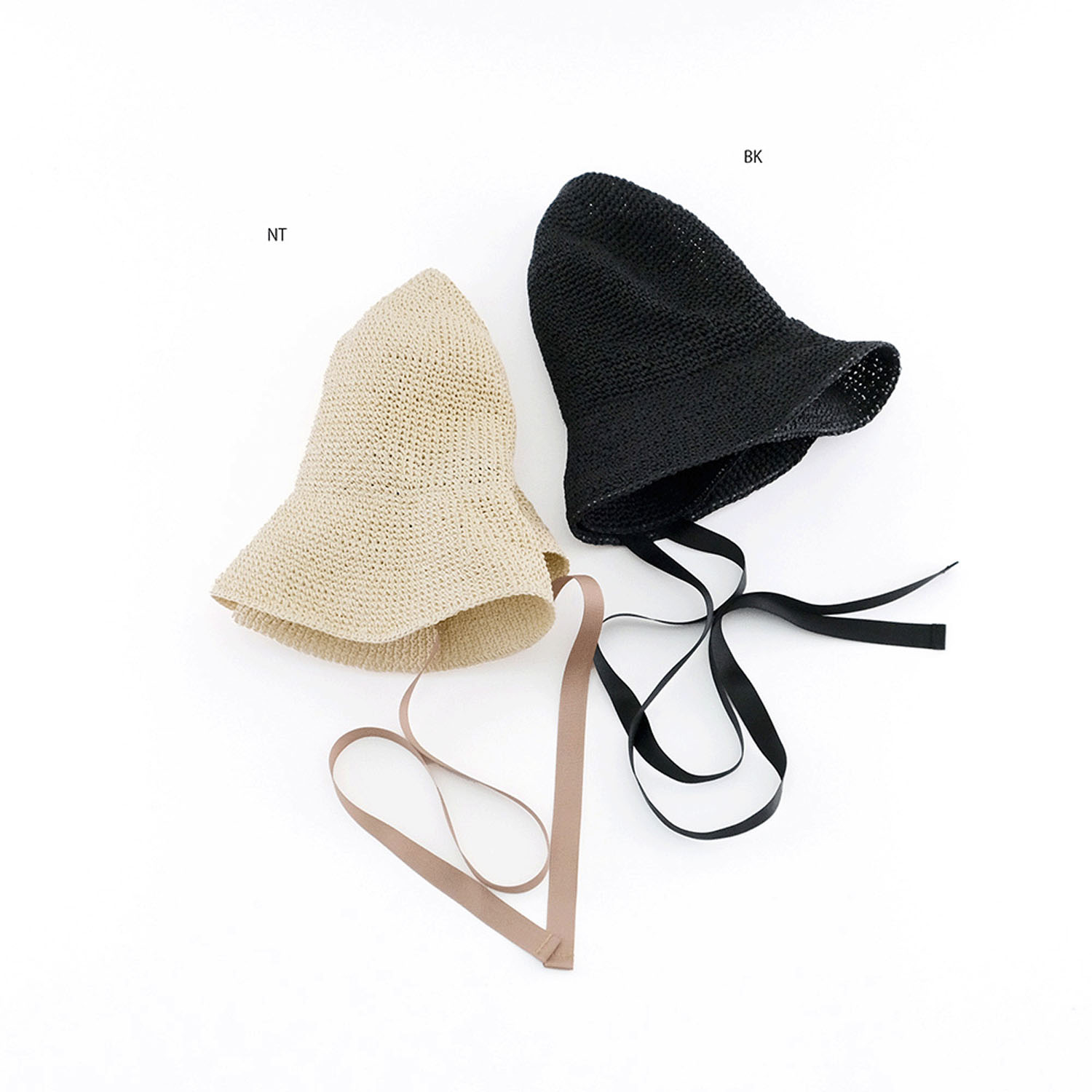 軽くて涼しい たためるペーパークロシェハット - 画像3