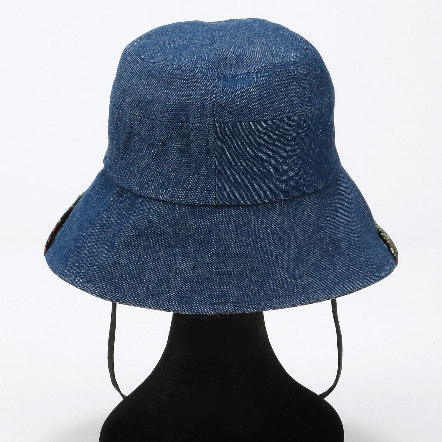 児島デニム×イチゴ泥棒エッジアップハット - 画像3