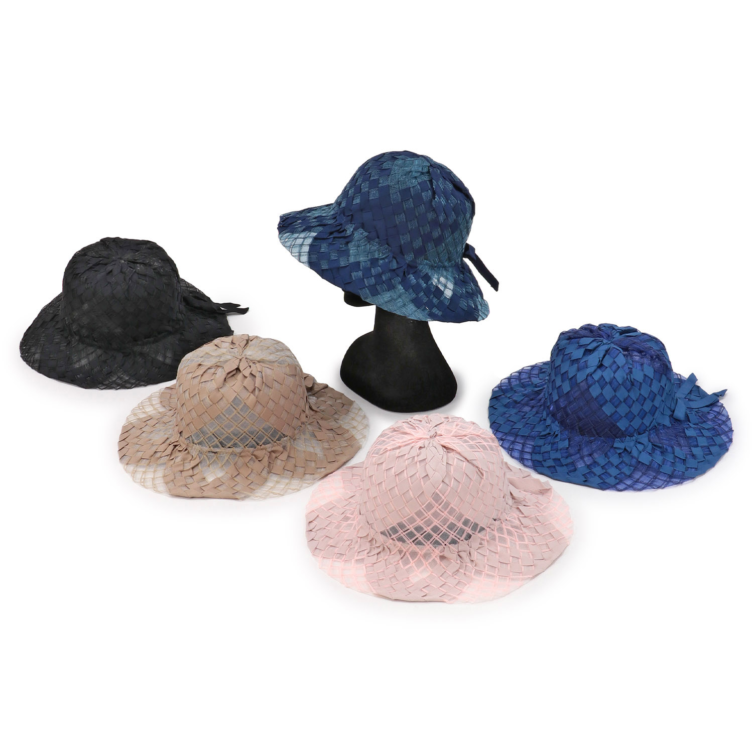 手編みリボンハット - 画像1