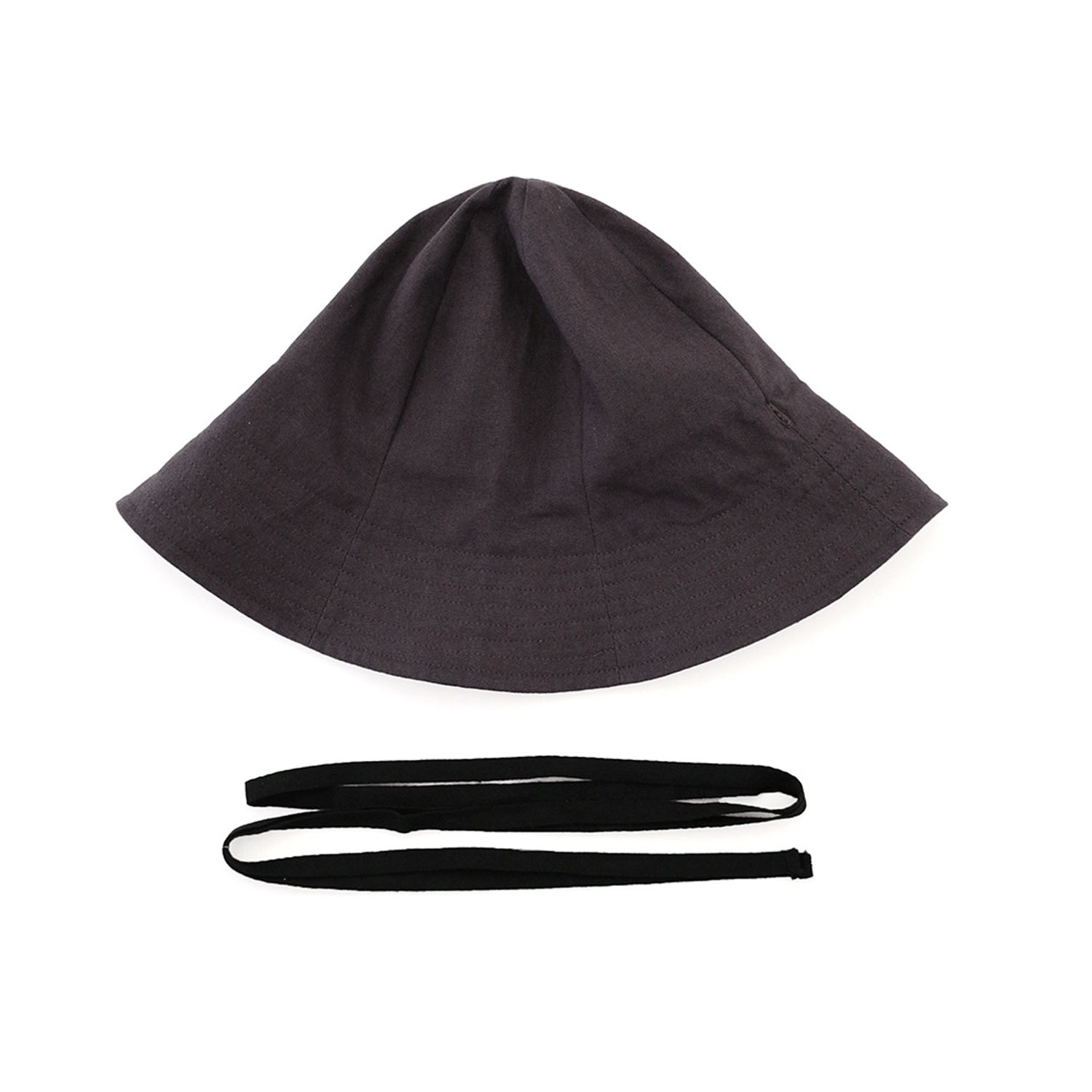 折りたたんで洗えるリネンパネルハット - 画像3