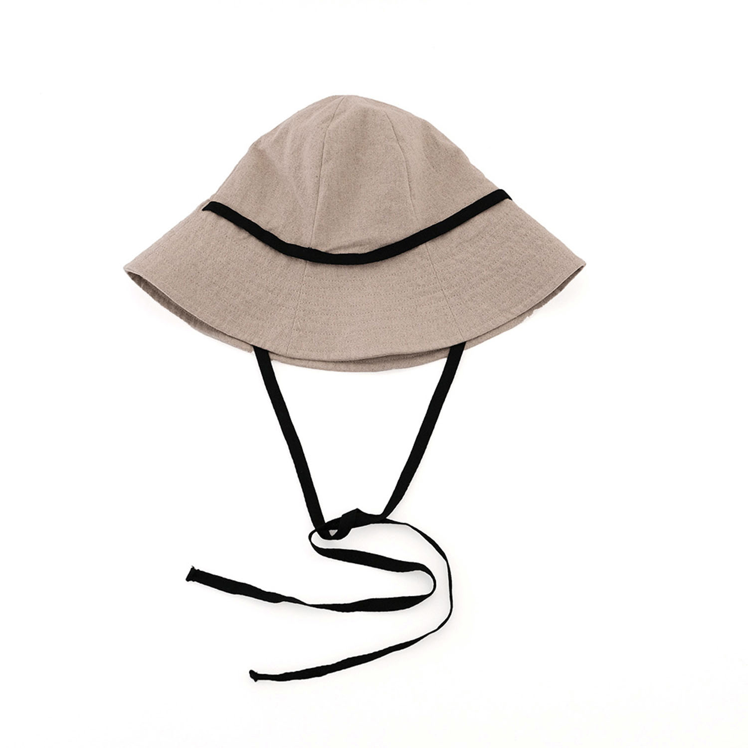 折りたたんで洗えるリネンパネルハット - 画像5