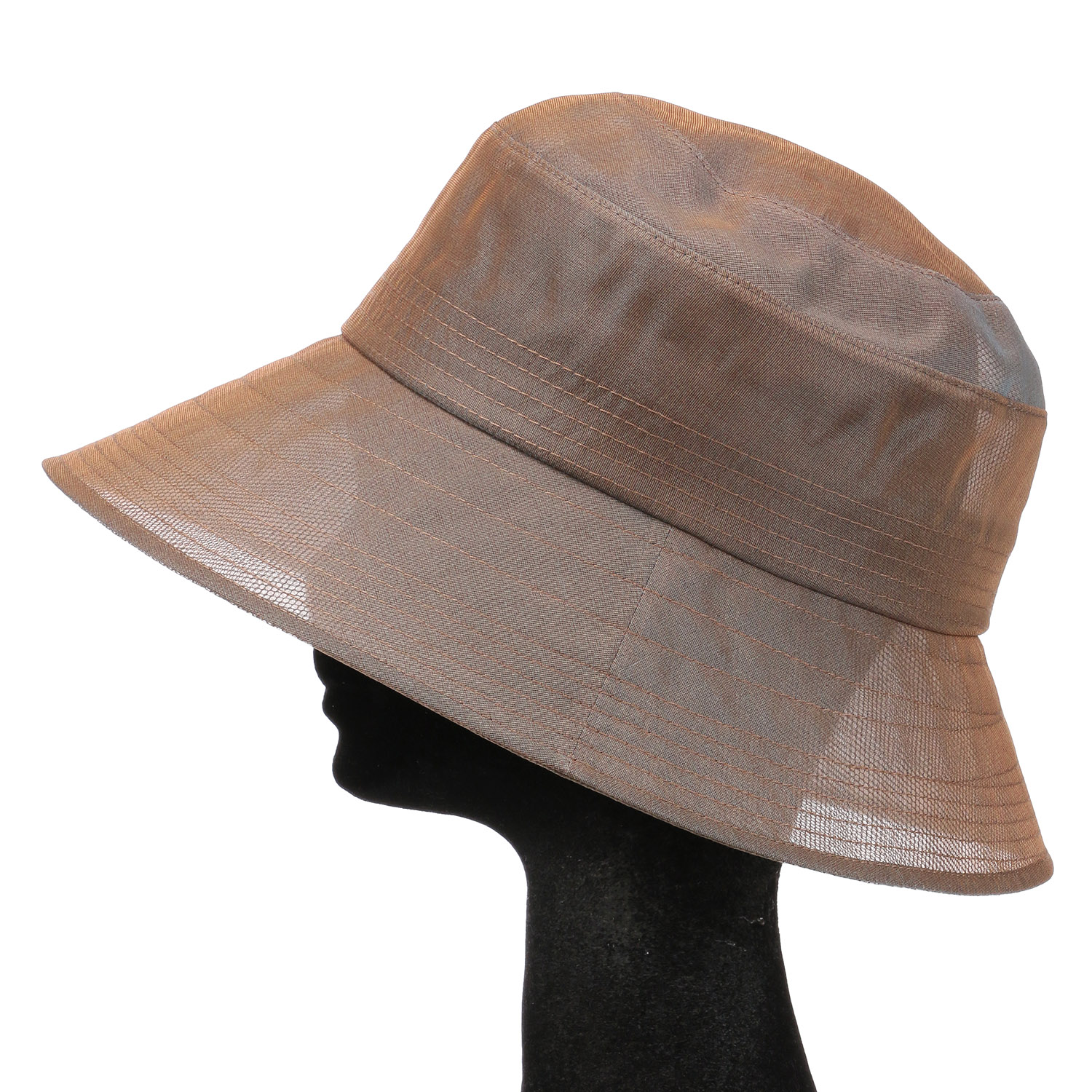 シルクオーガンジーダウンハット