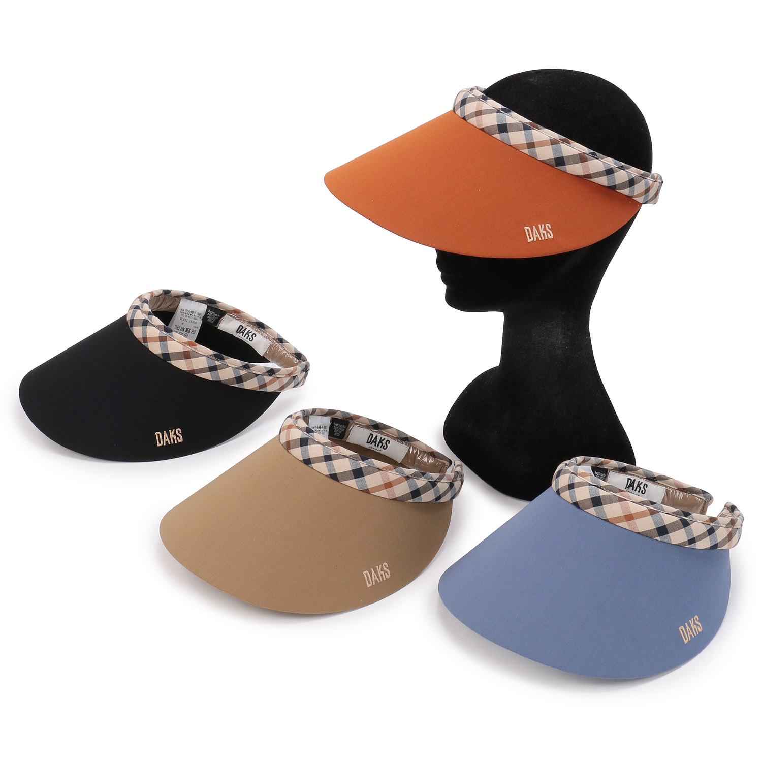DAKS カラークリップバイザー