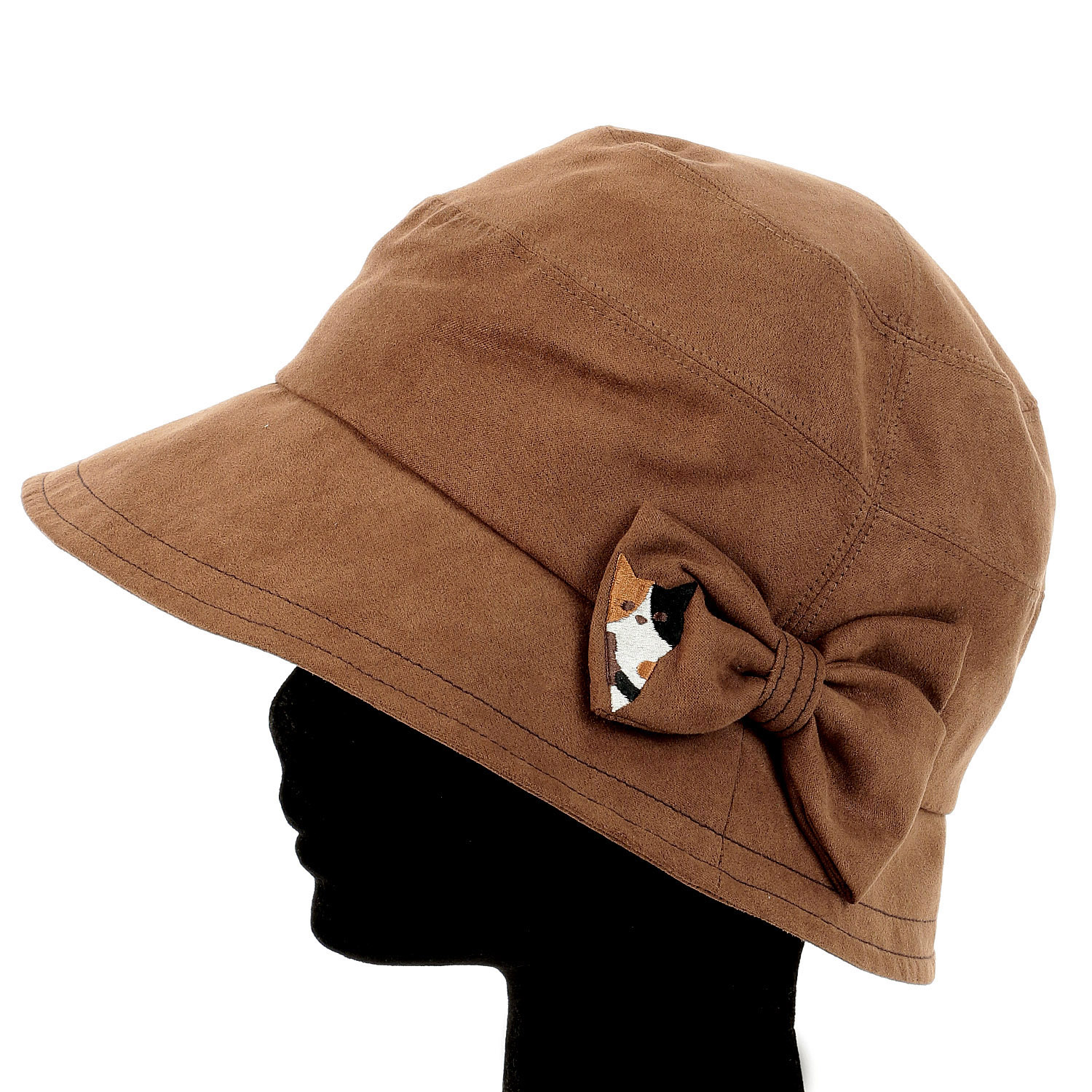 にゃんこリボンダウンハット