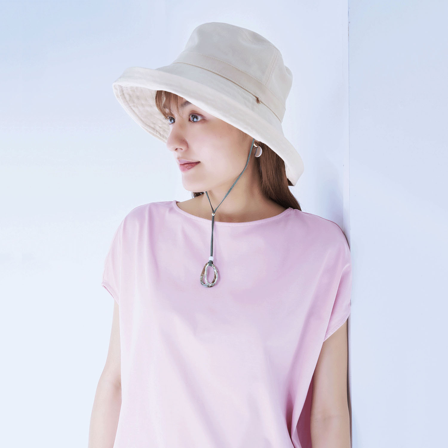 UVチェッカ―ハットコードグラスホルダー ニュアンスグレー - 画像4