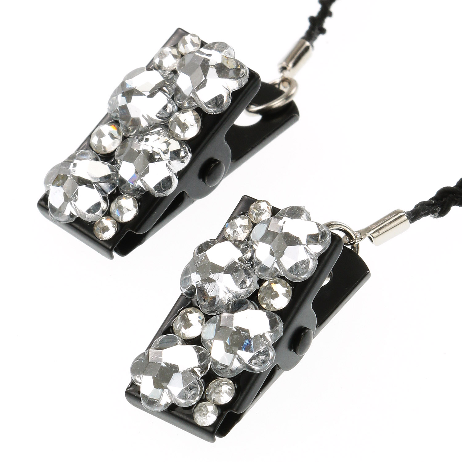 日本製 帽子クリップ ビジューストーン - 画像2