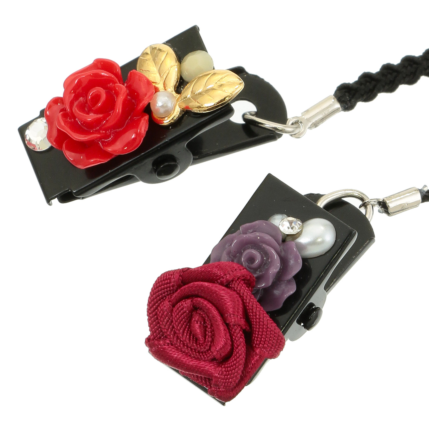 日本製 帽子クリップ バラ - 画像3