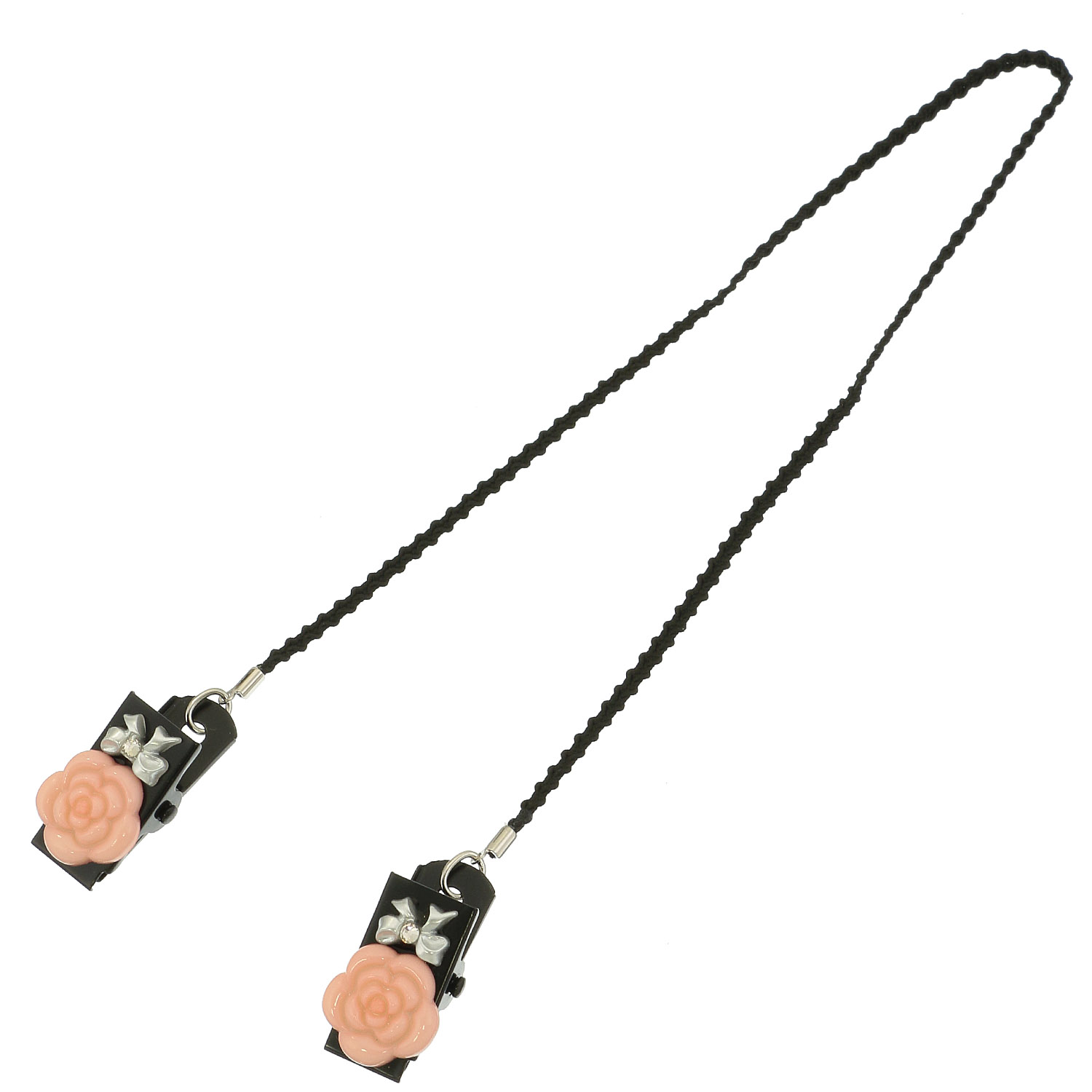 日本製 帽子クリップ カメリア＆リボン - 画像5