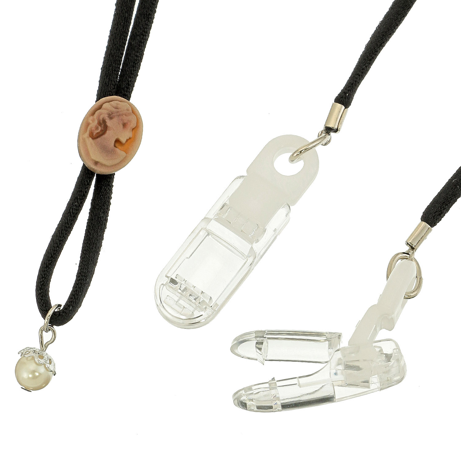 日本製 帽子ストッパー カメオ風 - 画像3