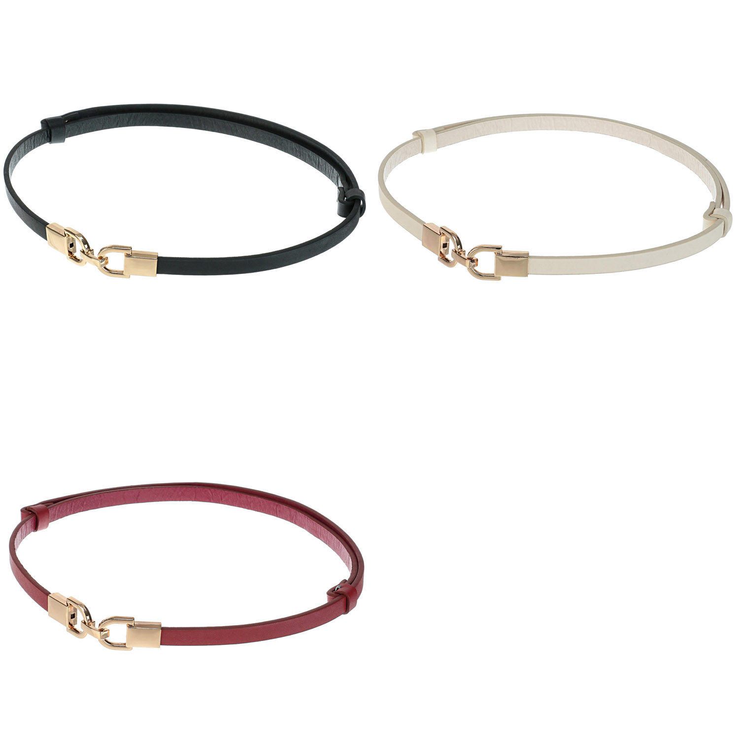 合皮細幅スライドベルト