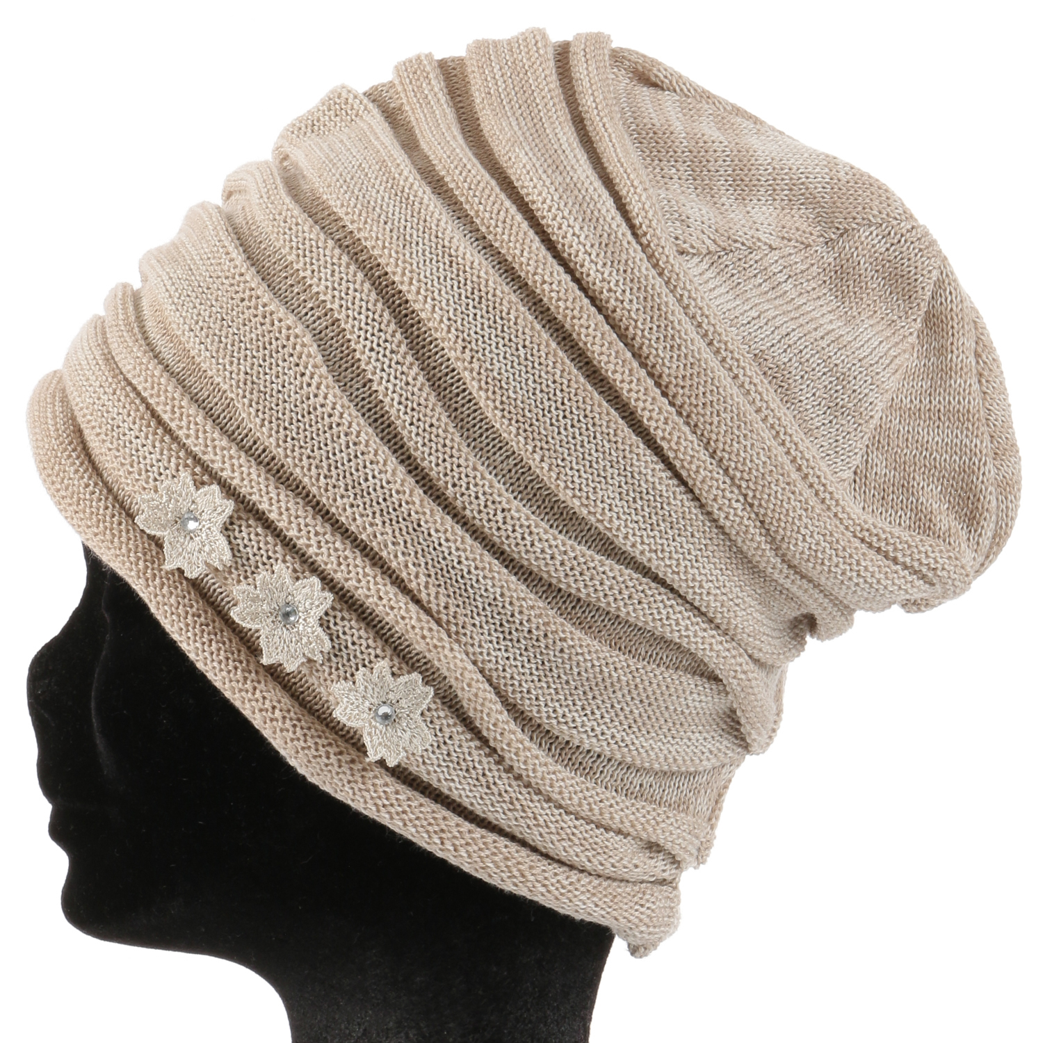 日本製 宇野千代室内ニット帽 - 画像3