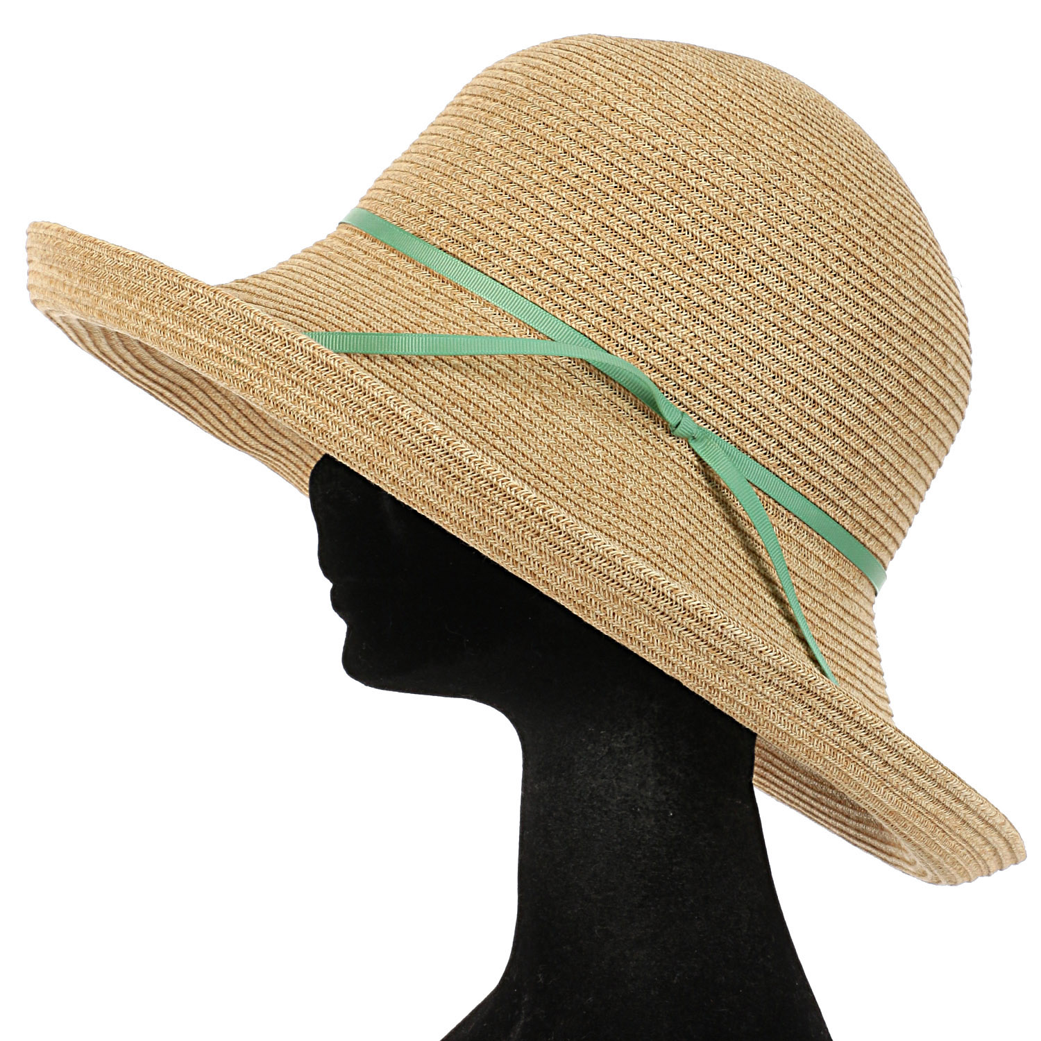 つば広ペーパーブレードハット - 画像3