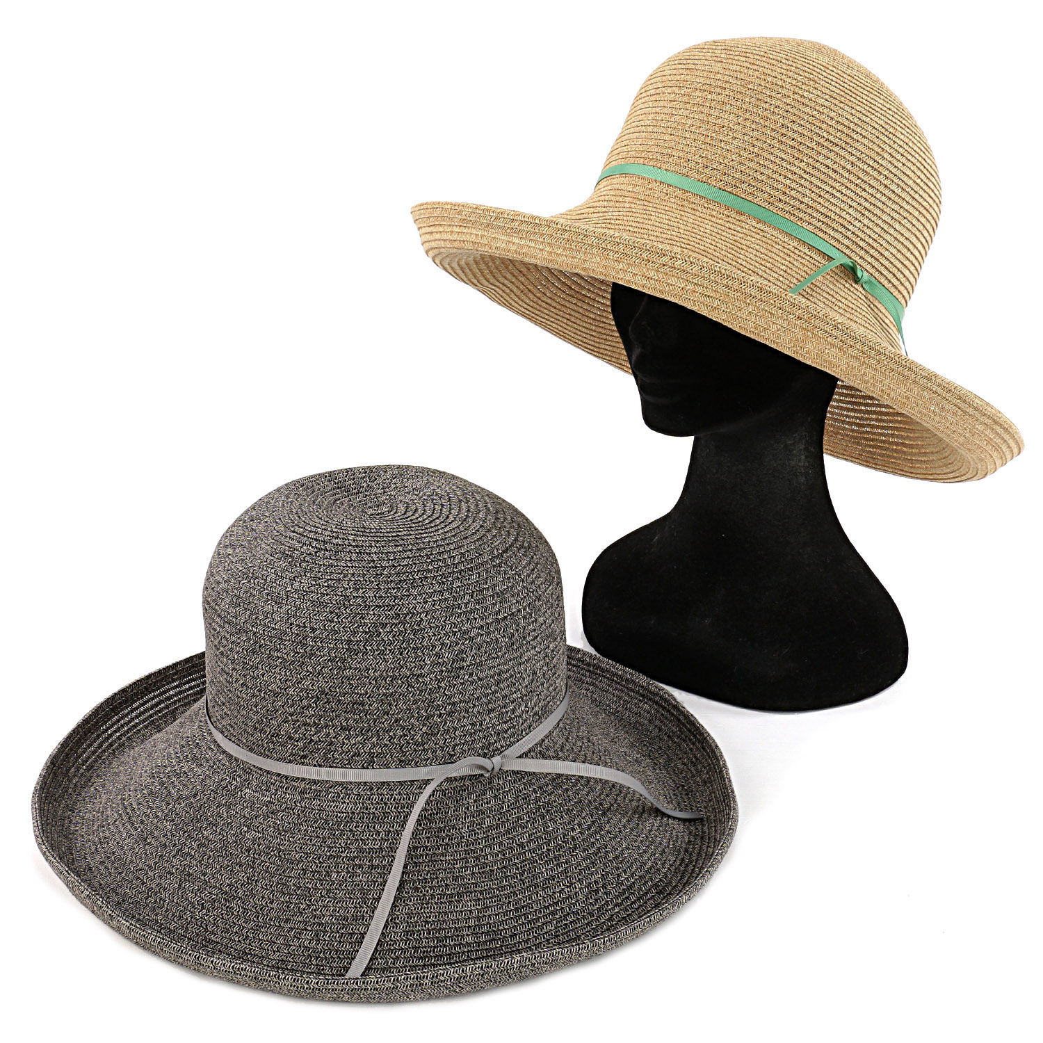 つば広ペーパーブレードハット - 画像1