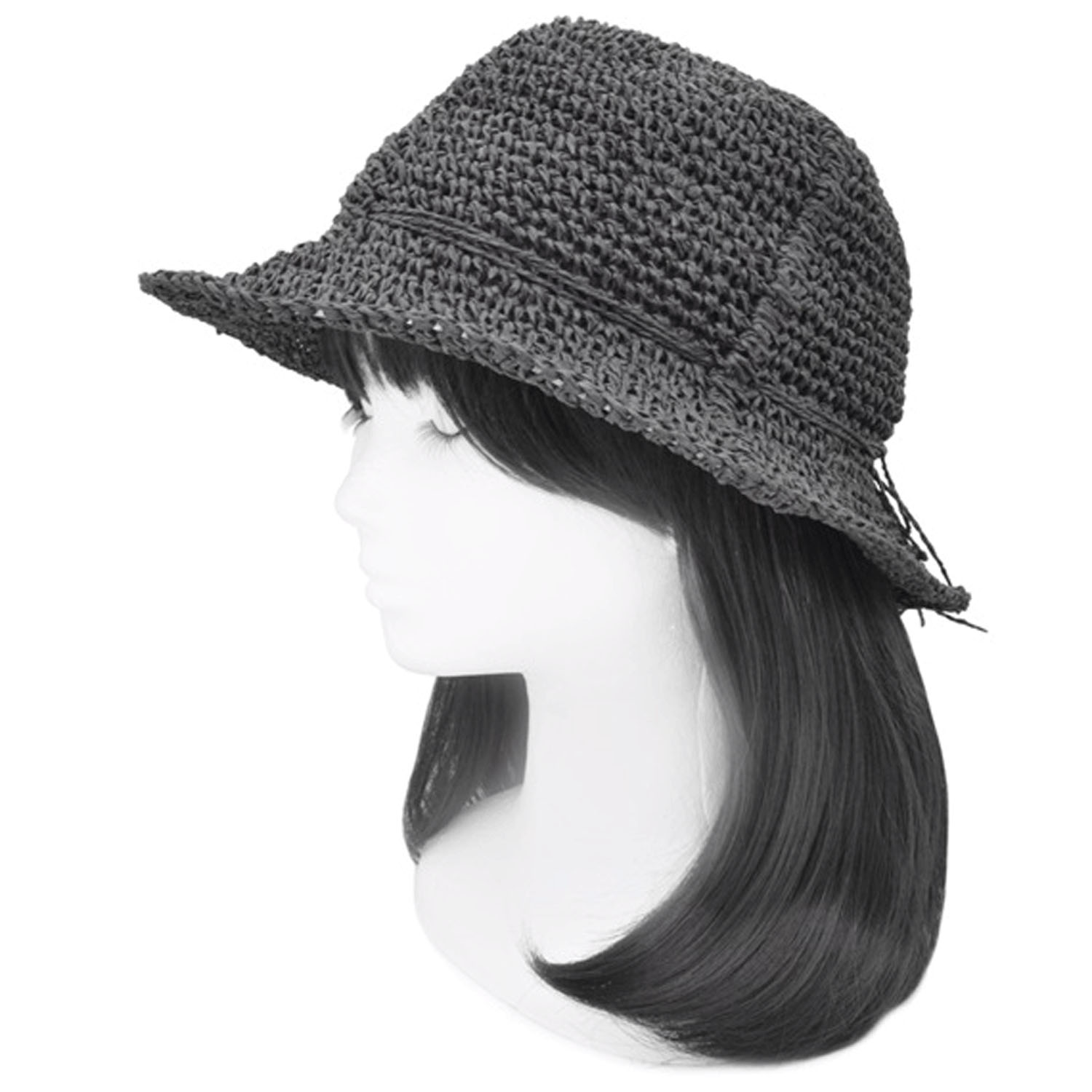 縄編みダウンハット - 画像3