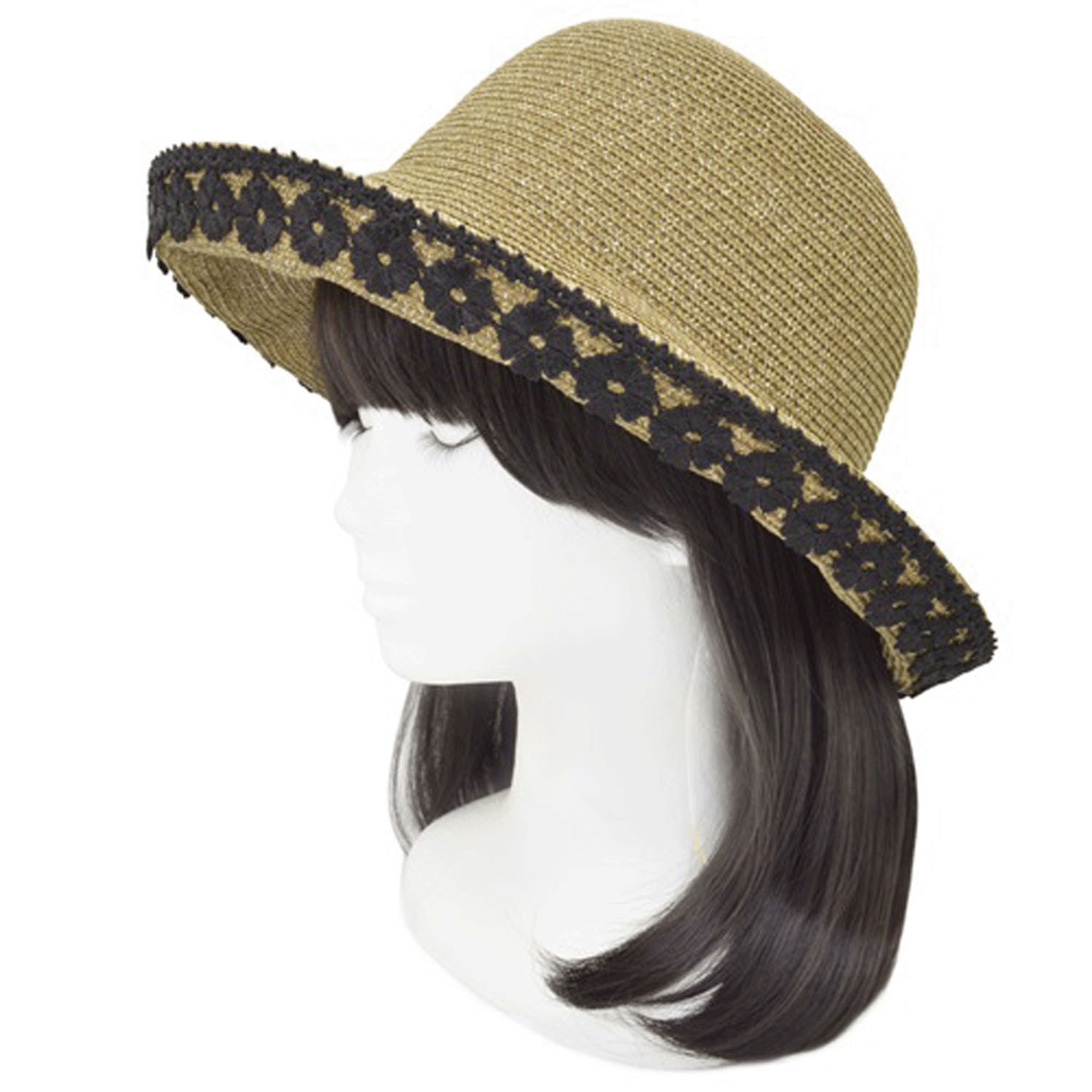 洗えるエッジアップレースハット - 画像1