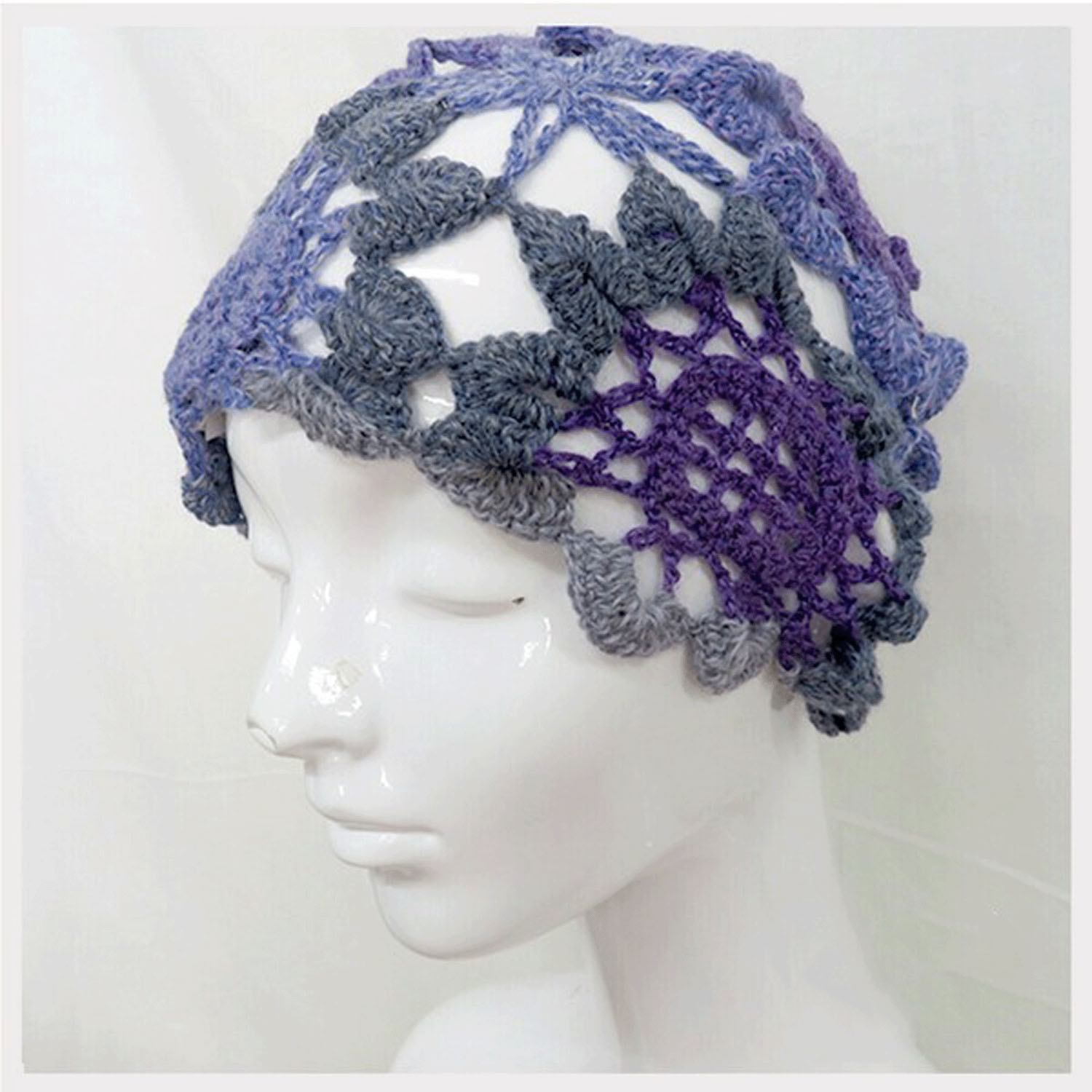 ミックスカラーフラワーニット - 画像1