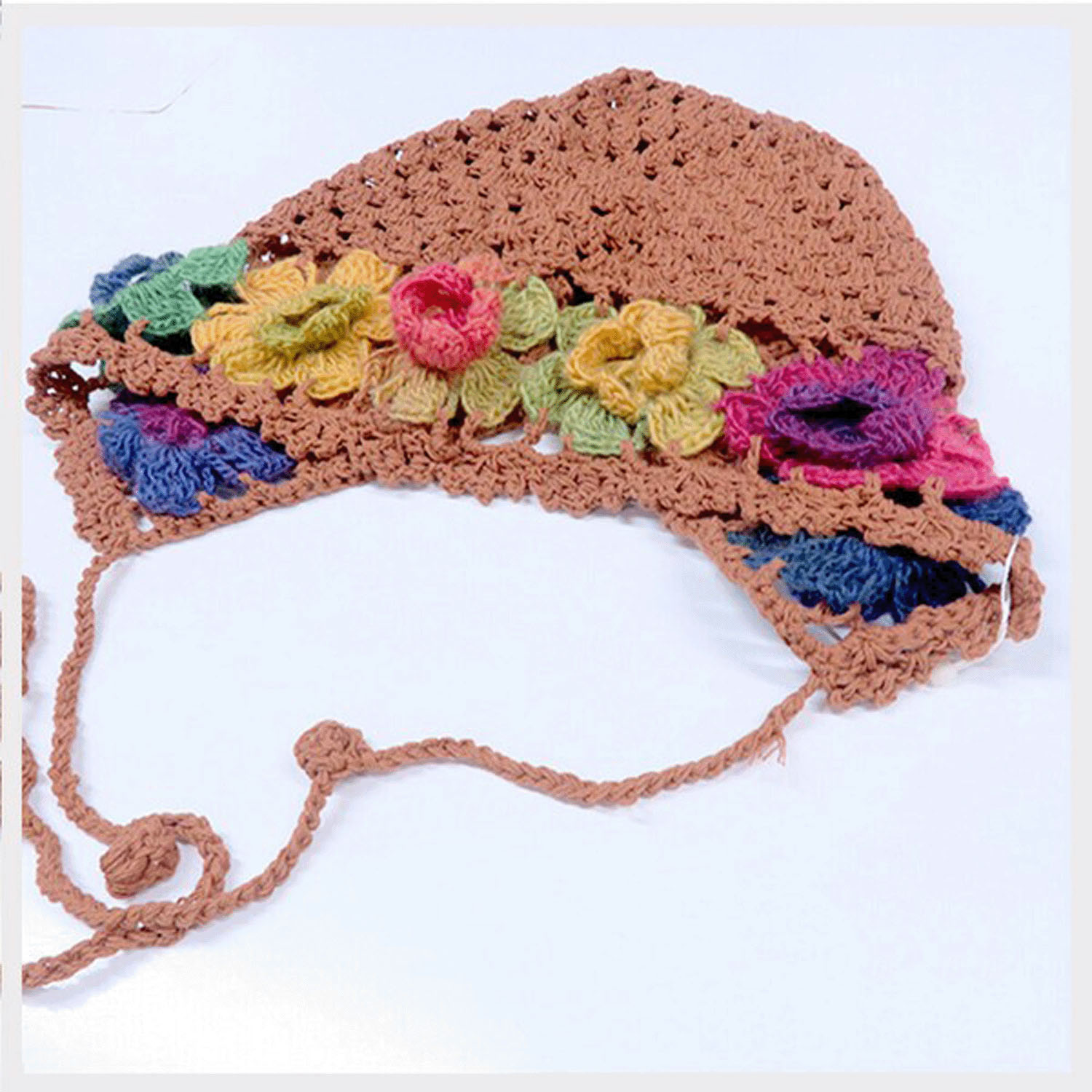 フラワーニットボンネット - 画像3