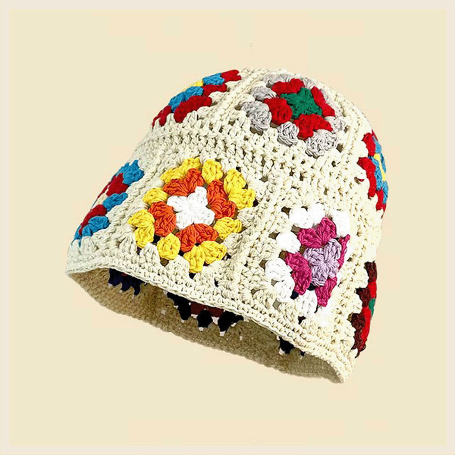 クロッシェ編みニット帽 - 画像5