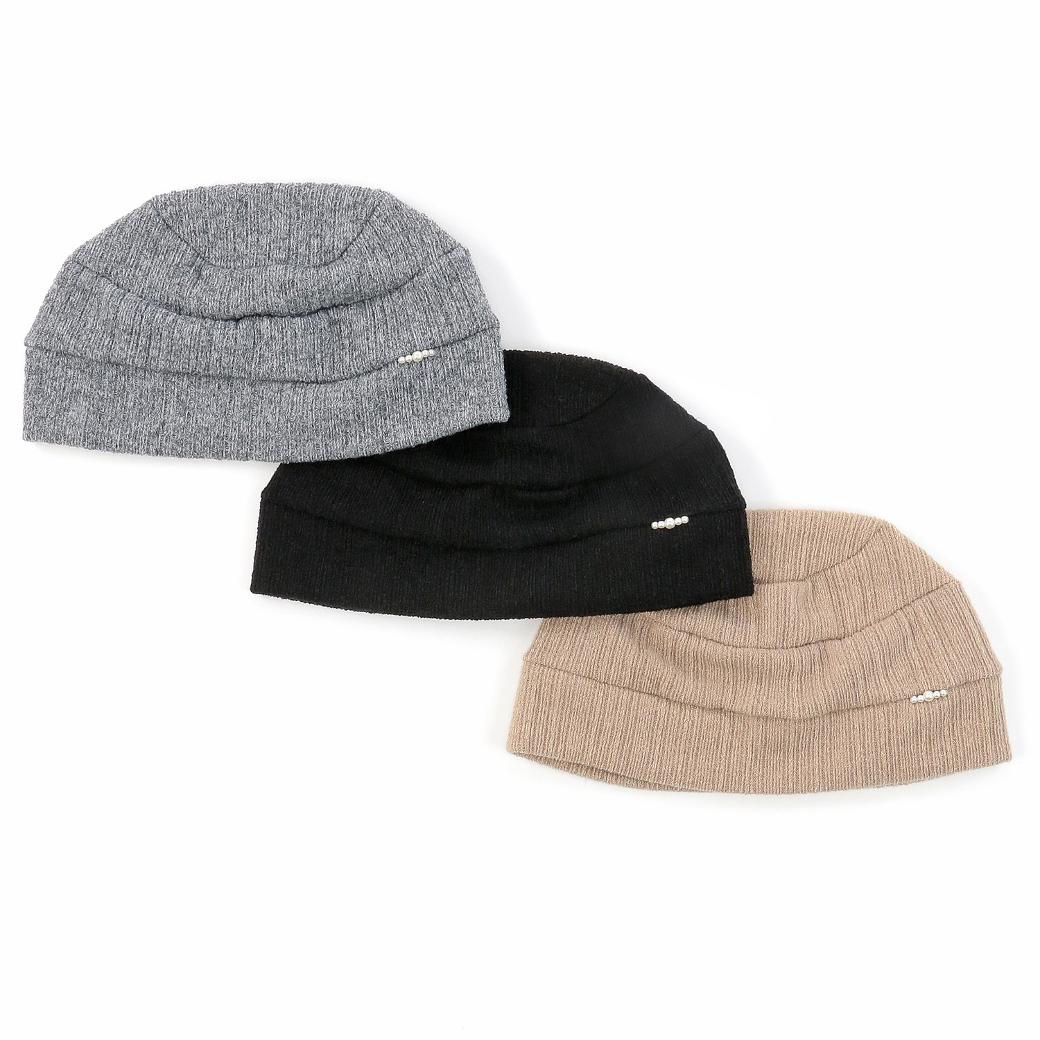 おうち帽子 パール