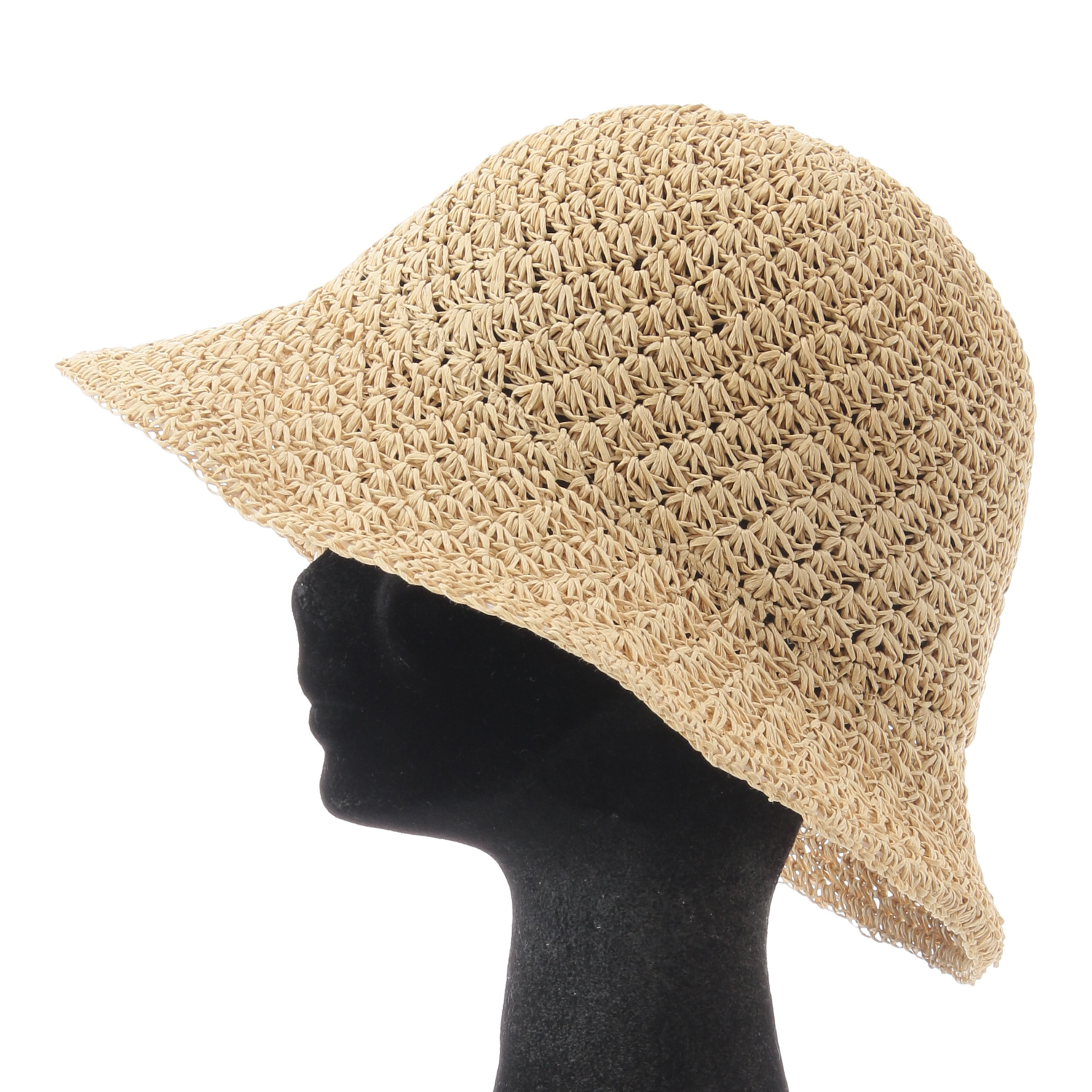 ペーパー編みハット