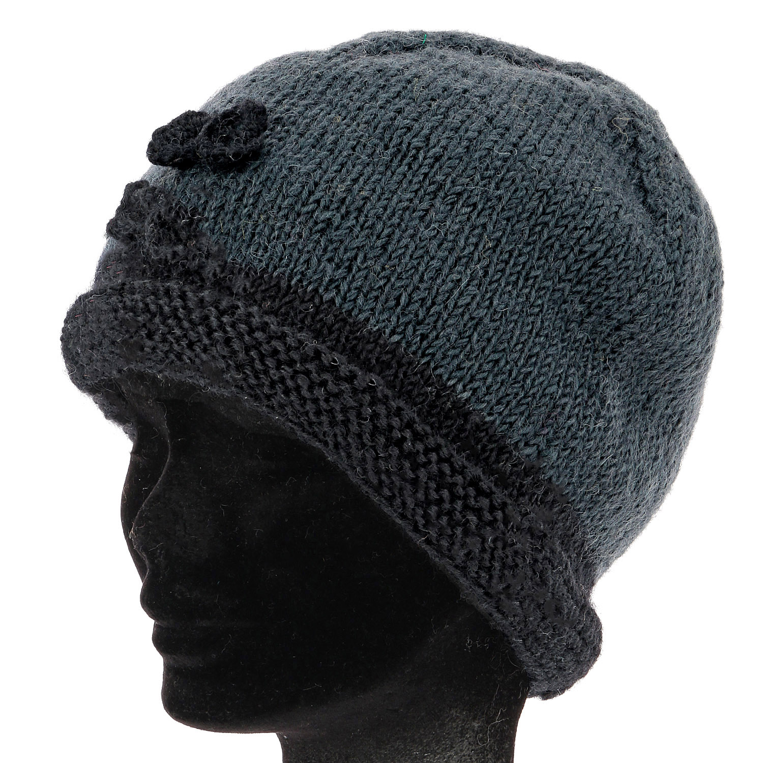 ネパール製 ダブルリボンニットキャップ - 画像4