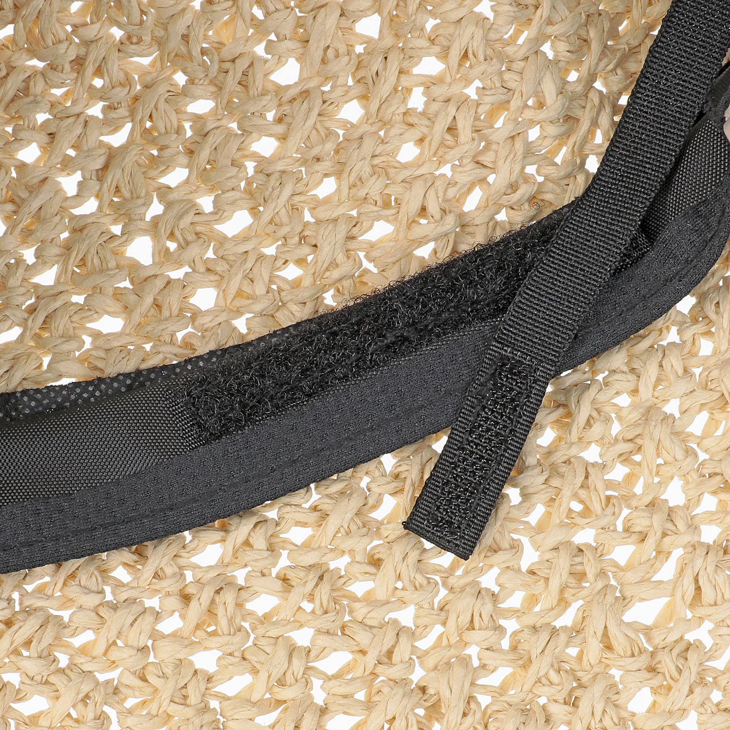 つば広ペーパー編みハット - 画像5