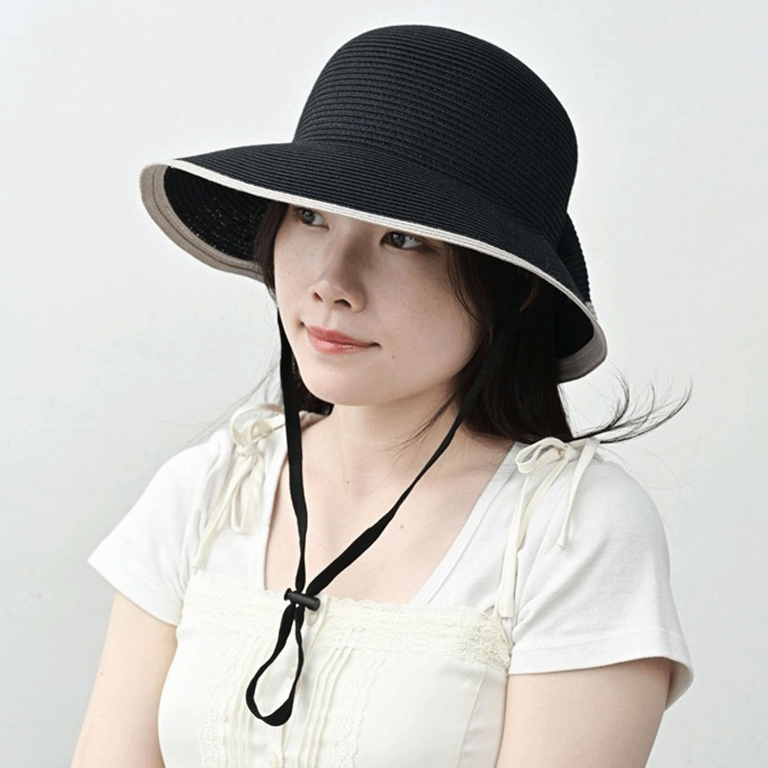 洗えるリボンスリットハット