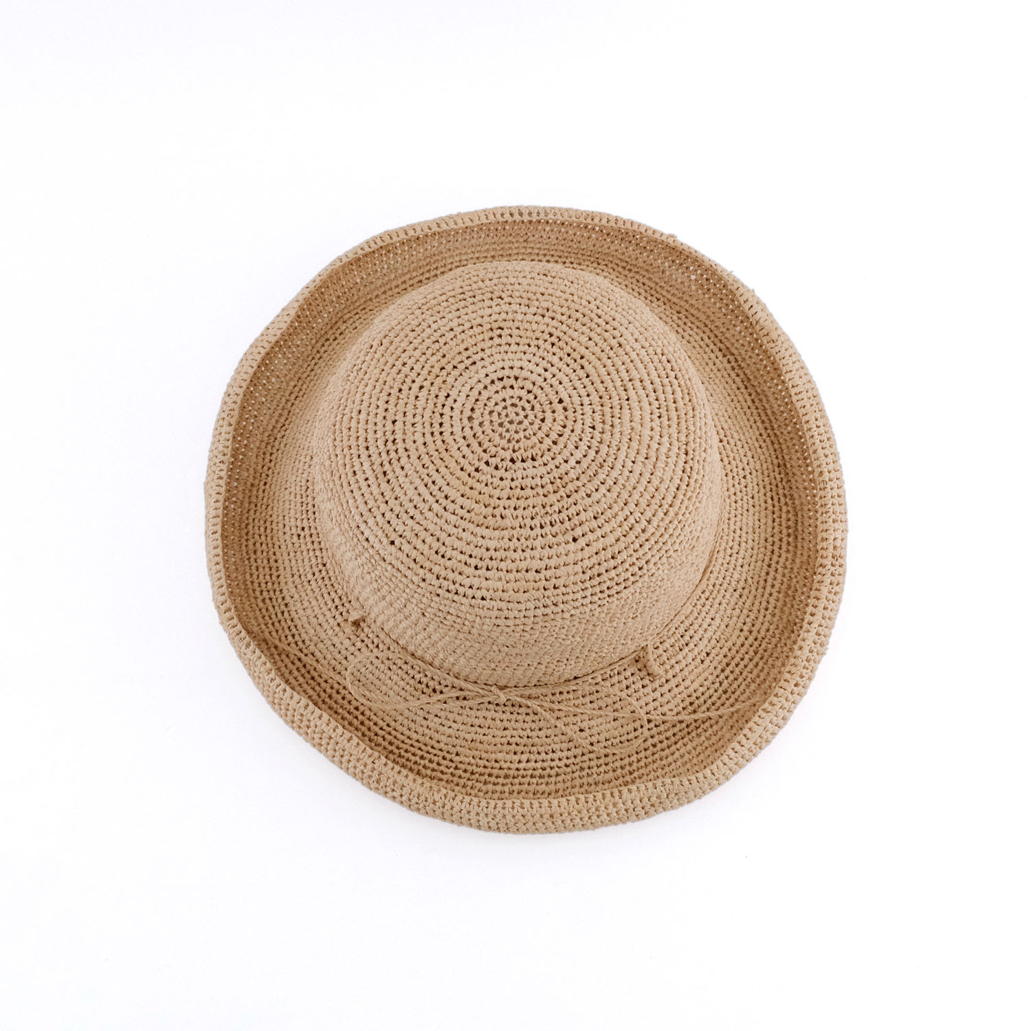 上質な雰囲気漂う ラフィアのブリムアップハット - 画像4