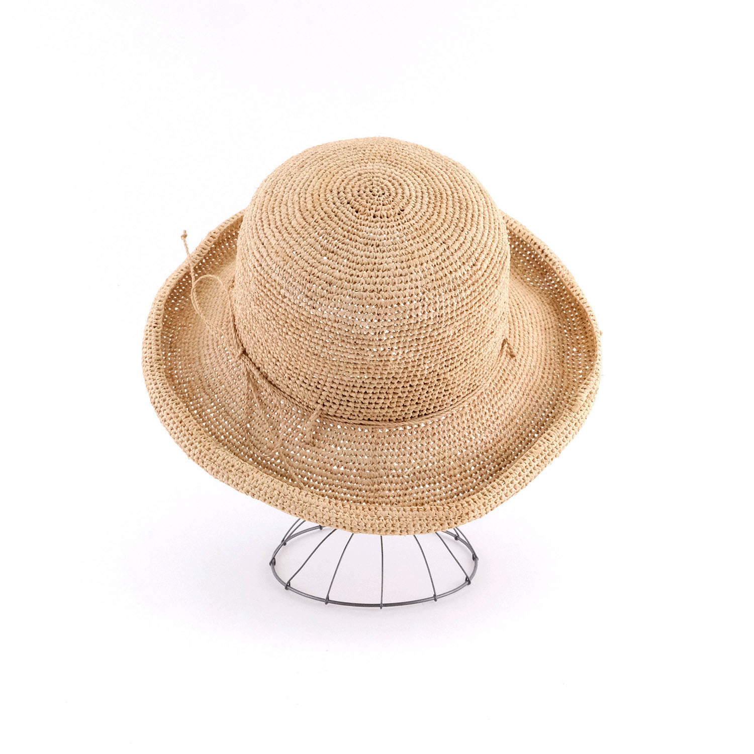 上質な雰囲気漂う ラフィアのブリムアップハット - 画像6