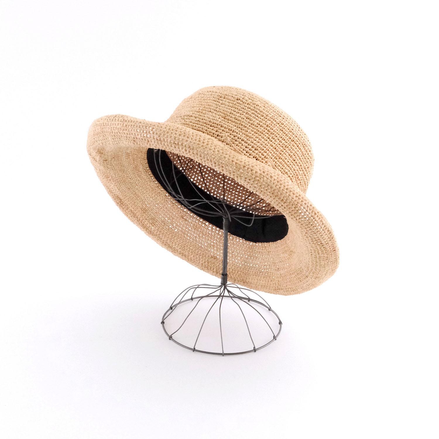 上質な雰囲気漂う ラフィアのブリムアップハット - 画像7