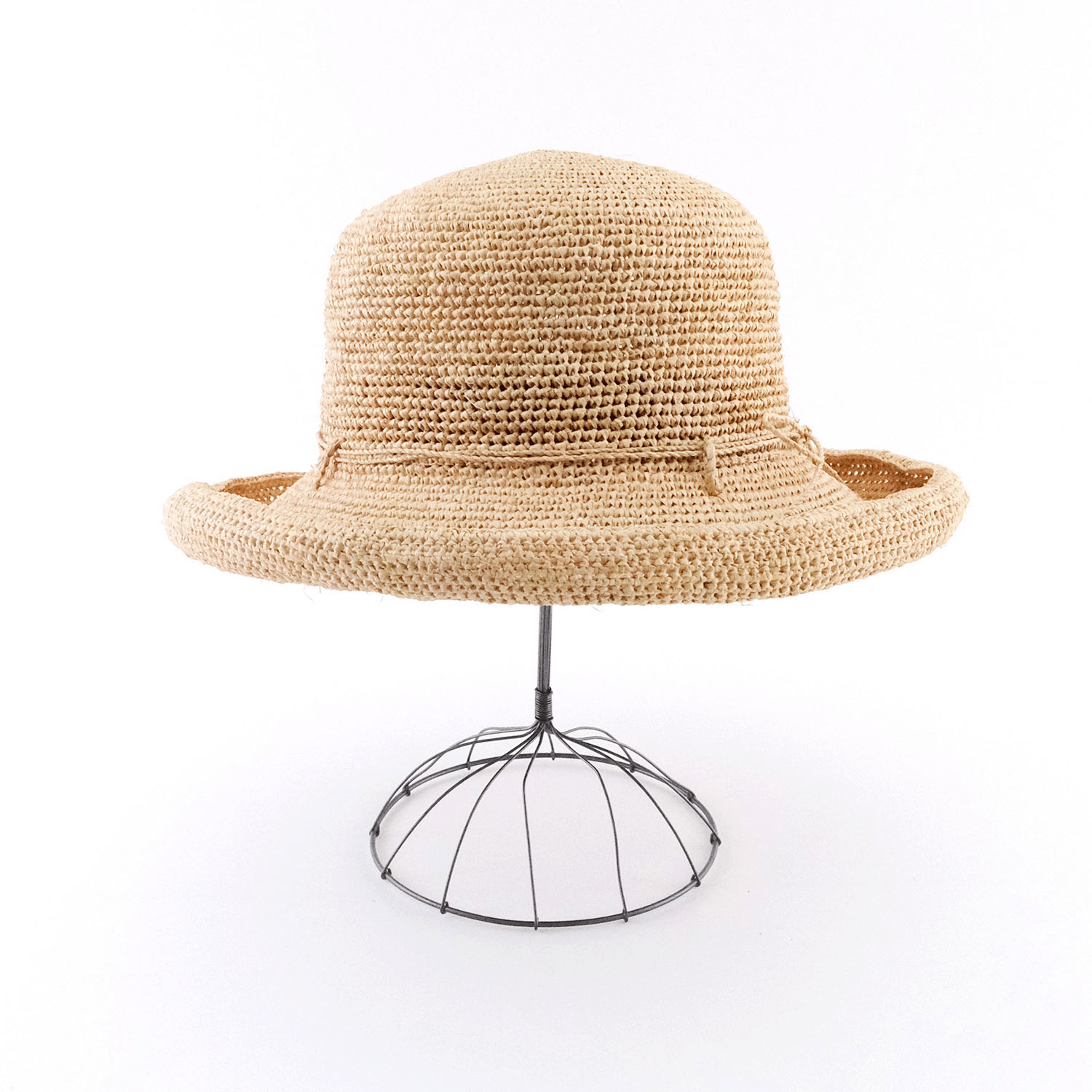 上質な雰囲気漂う ラフィアのブリムアップハット - 画像8
