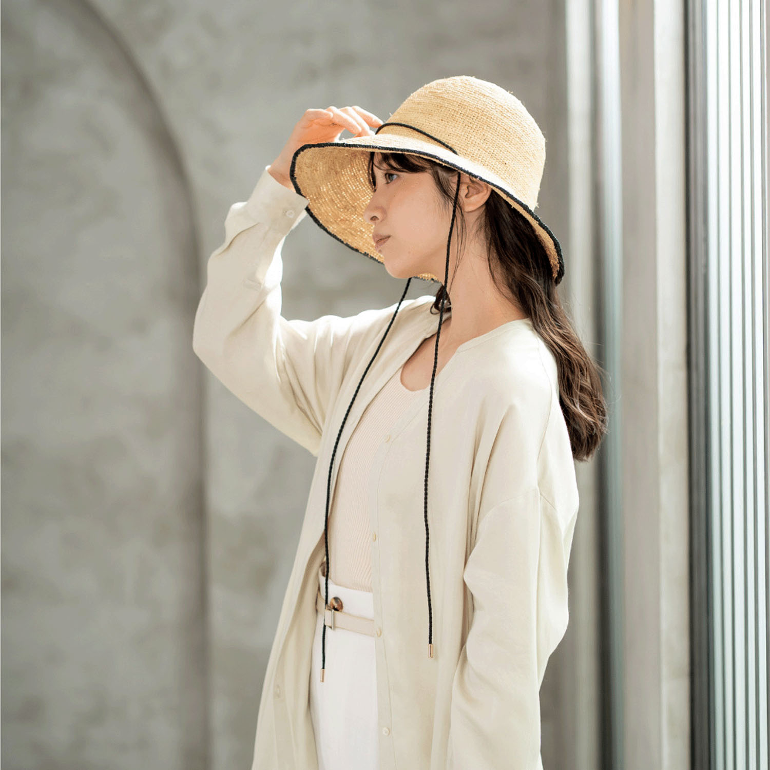 ブリムで差がつく ラフィアのキャペリンハット - 画像2