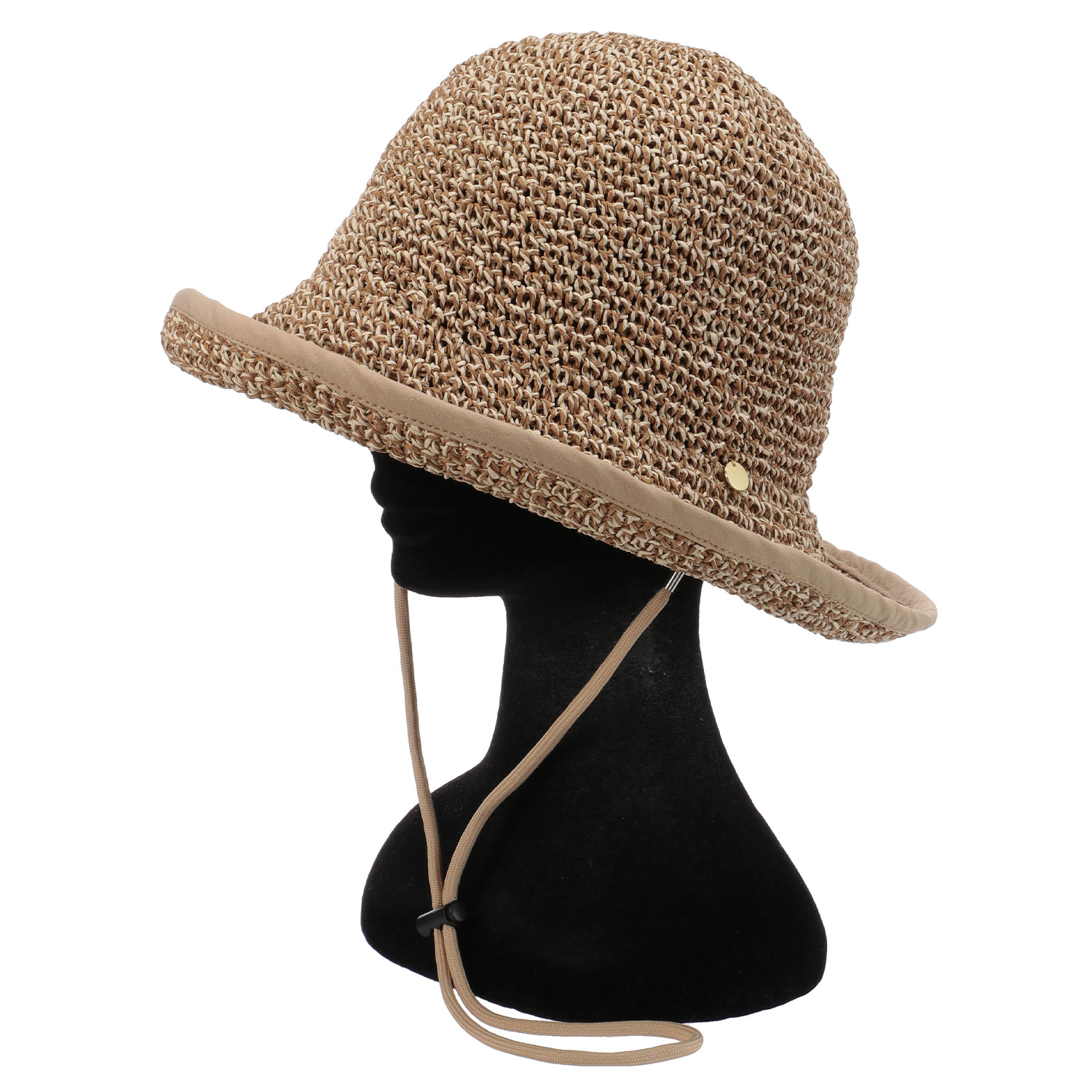 細編みミックスカラーハット - 画像1