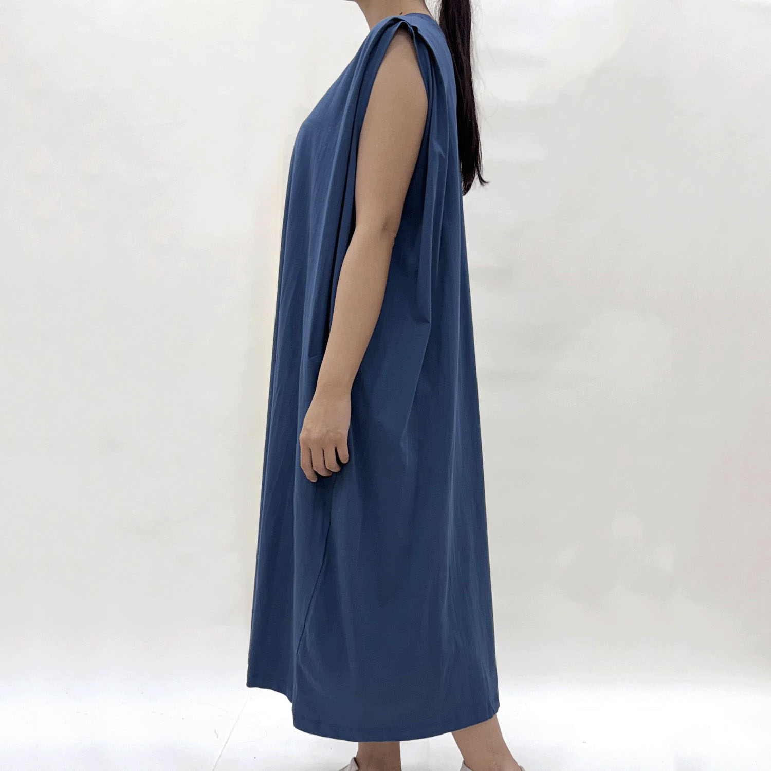 USAスーピマコットンノースリワンピース - 画像7