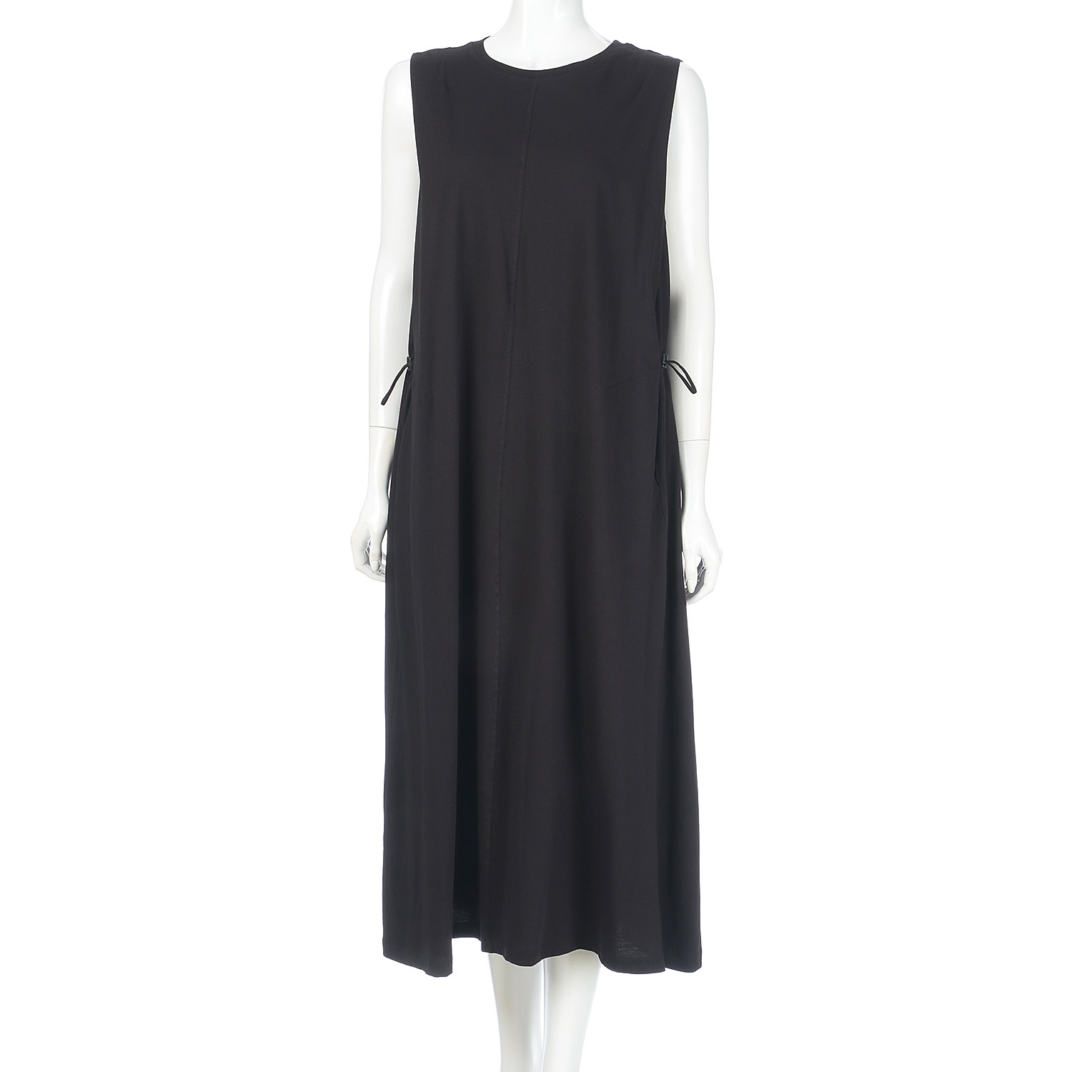 【Insta Live】USAスーピマコットンデザインノースリワンピース - 画像4