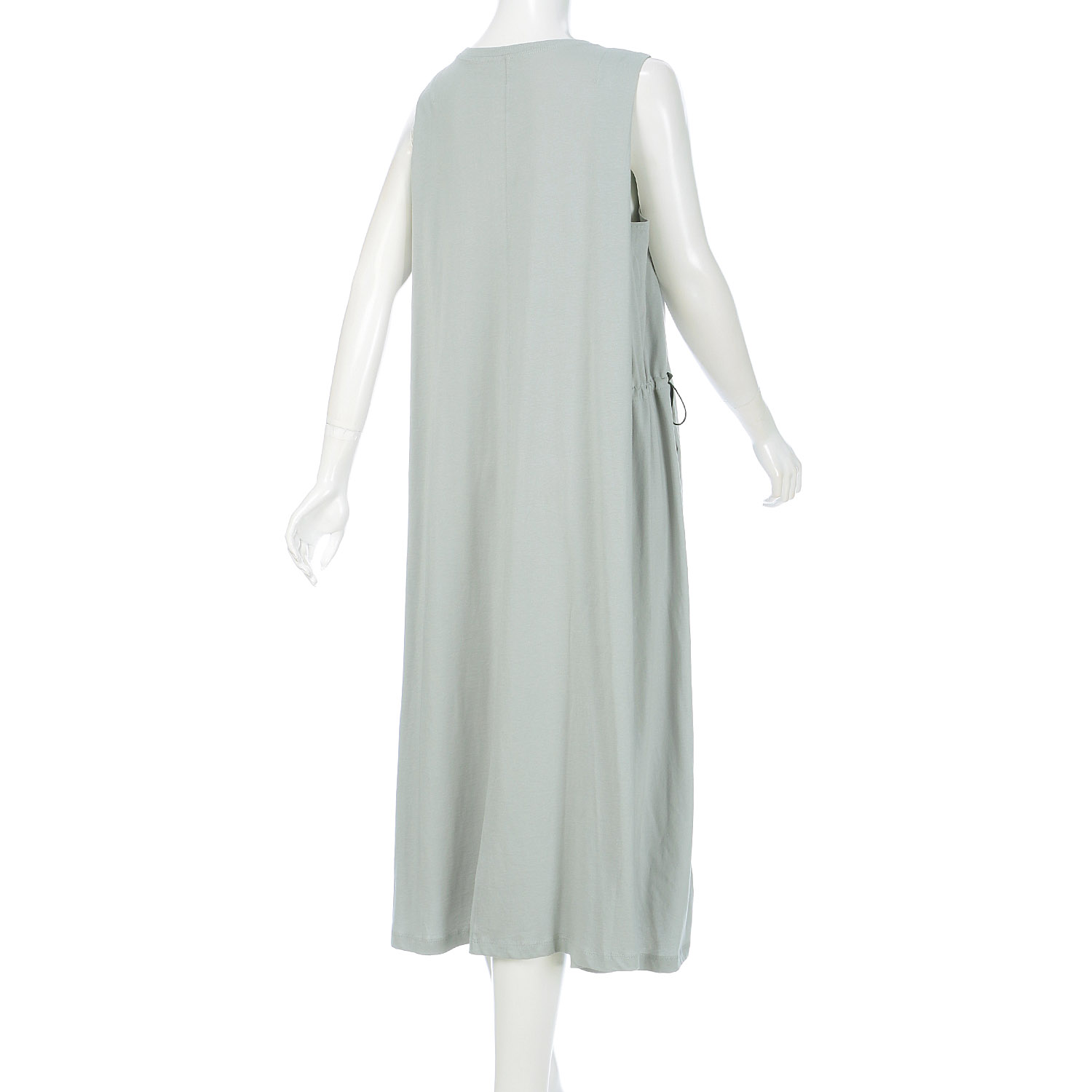 【Insta Live】USAスーピマコットンデザインノースリワンピース - 画像10