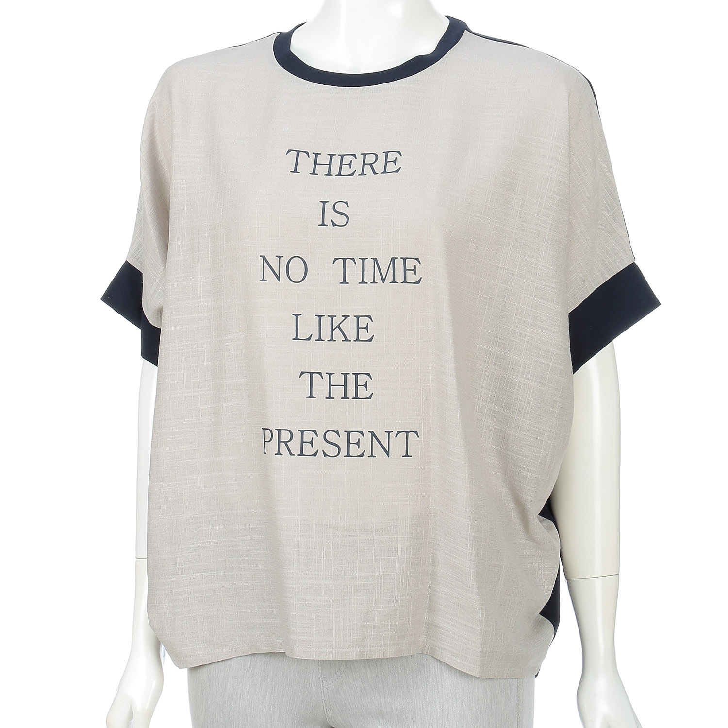 ロゴL／Cコンビカットソー - 画像1