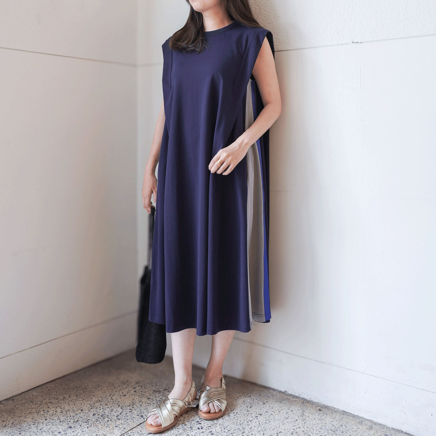 【Insta Live】ノースリーブワンピース