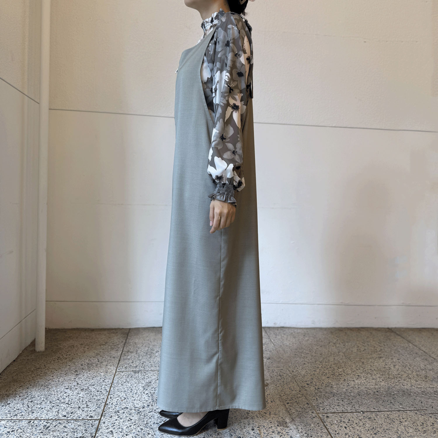 後ろボックスジャンパースカート - 画像2