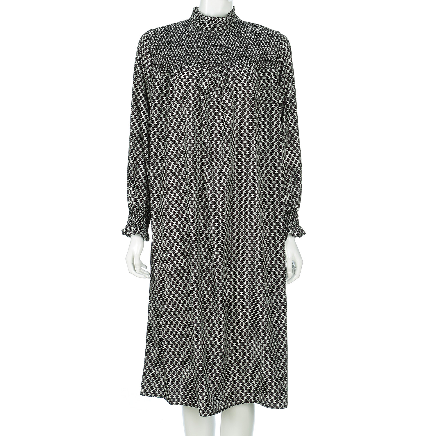 クラッシック柄プリントワンピース - 画像2