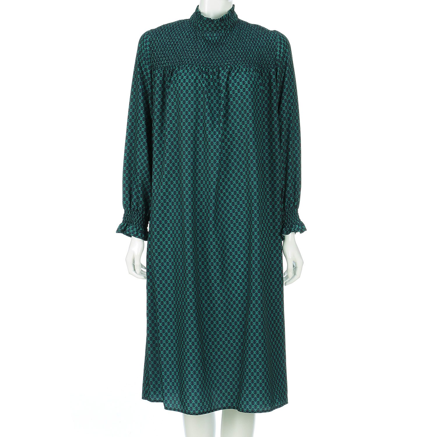 クラッシック柄プリントワンピース - 画像4