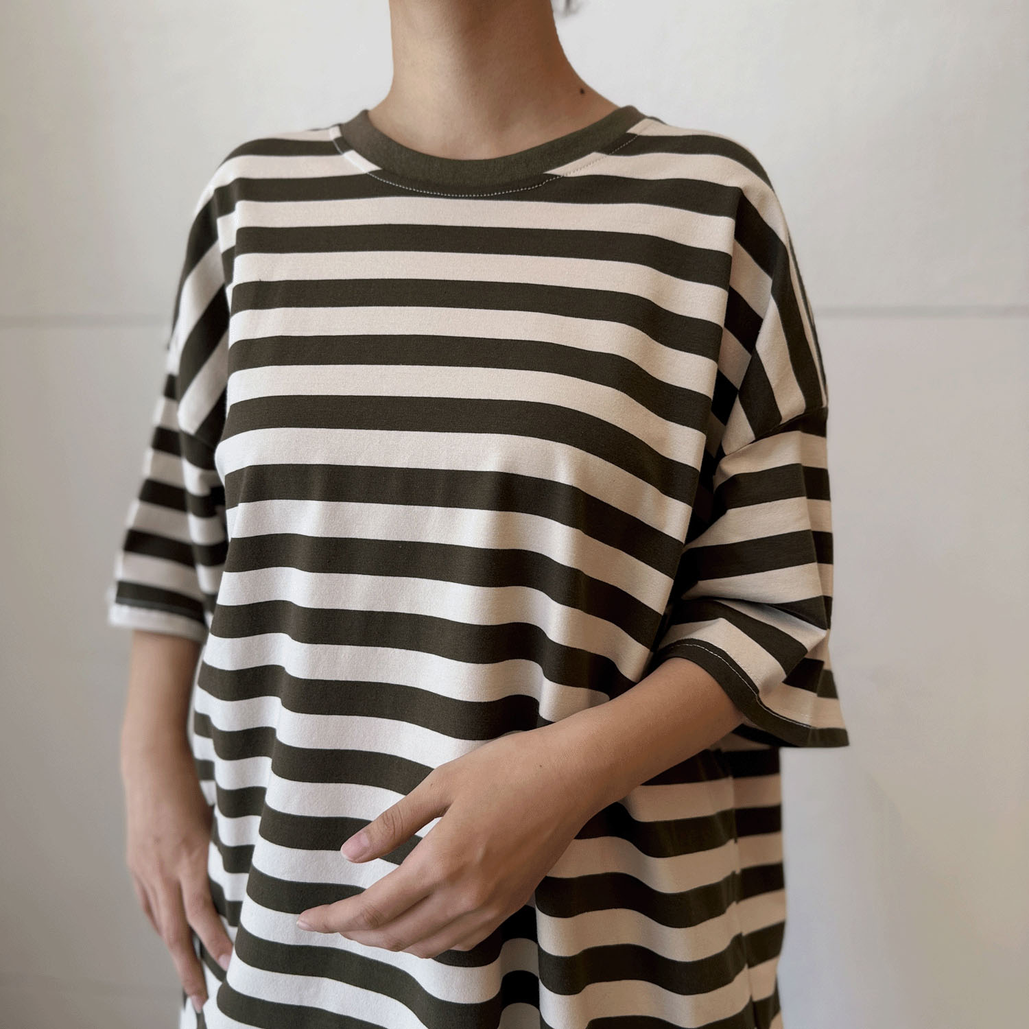 【Makito】ルーズシルエットボーダーT - 画像6