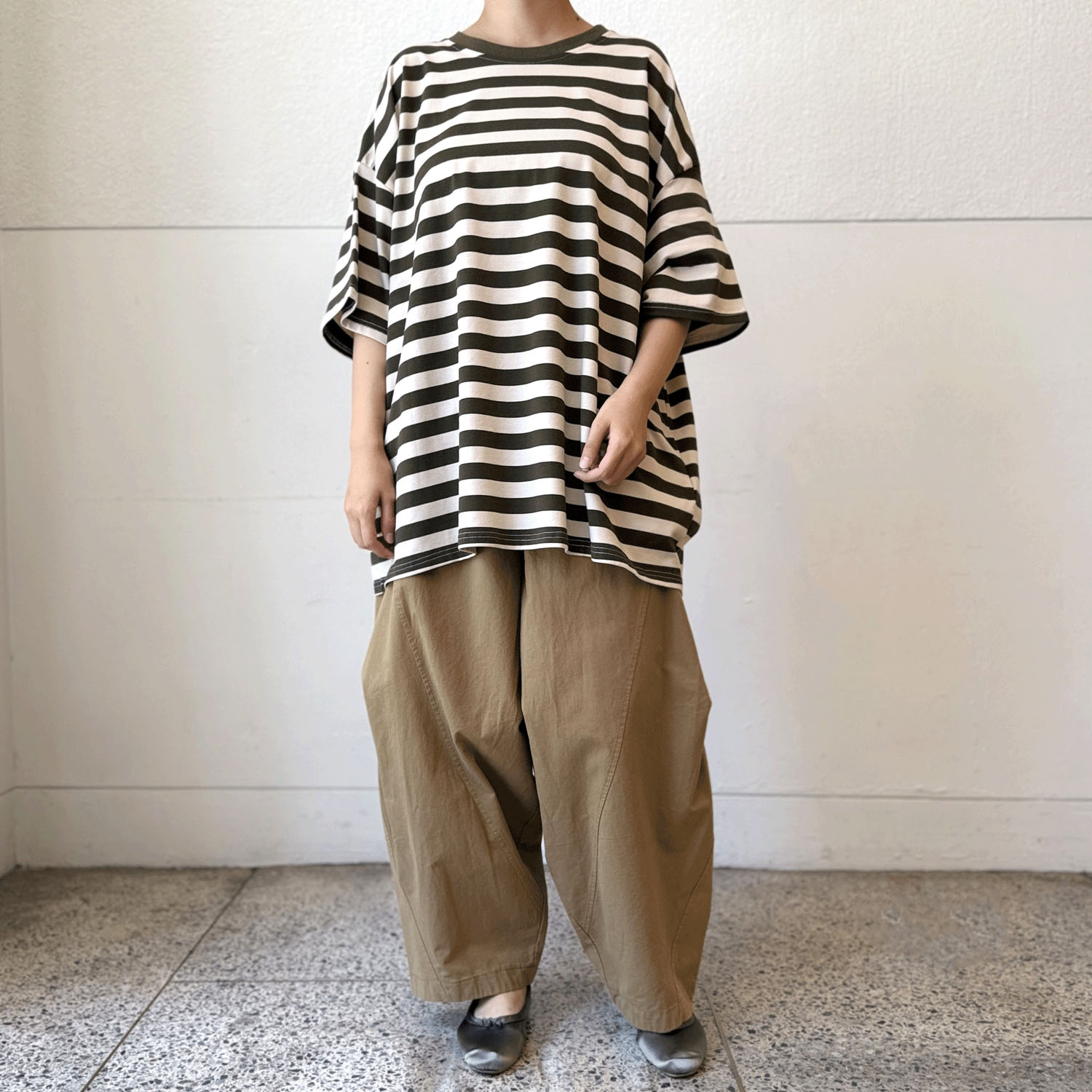 【Makito】ルーズシルエットボーダーT - 画像8