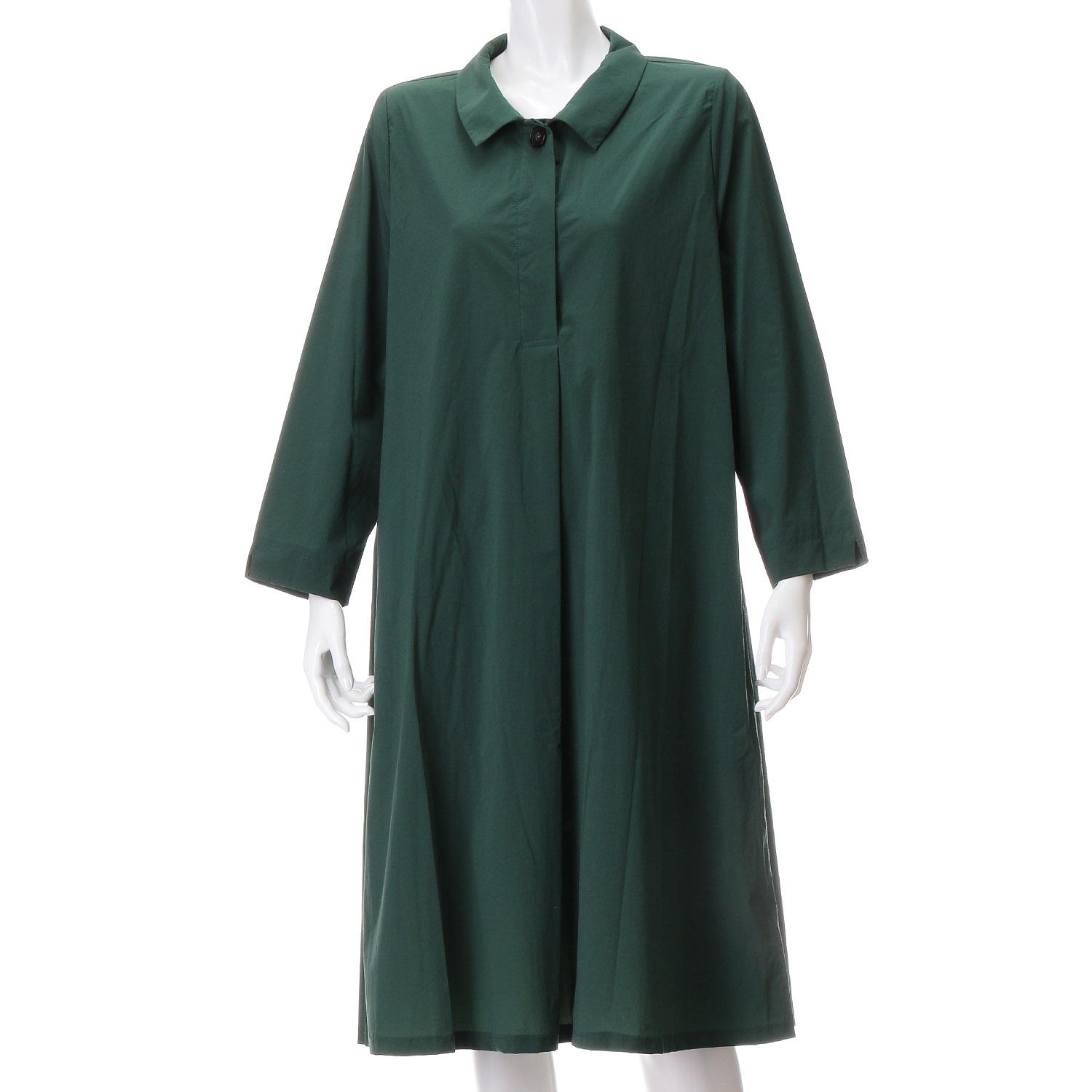 綿ナイロンストレッチワンピース - 画像3