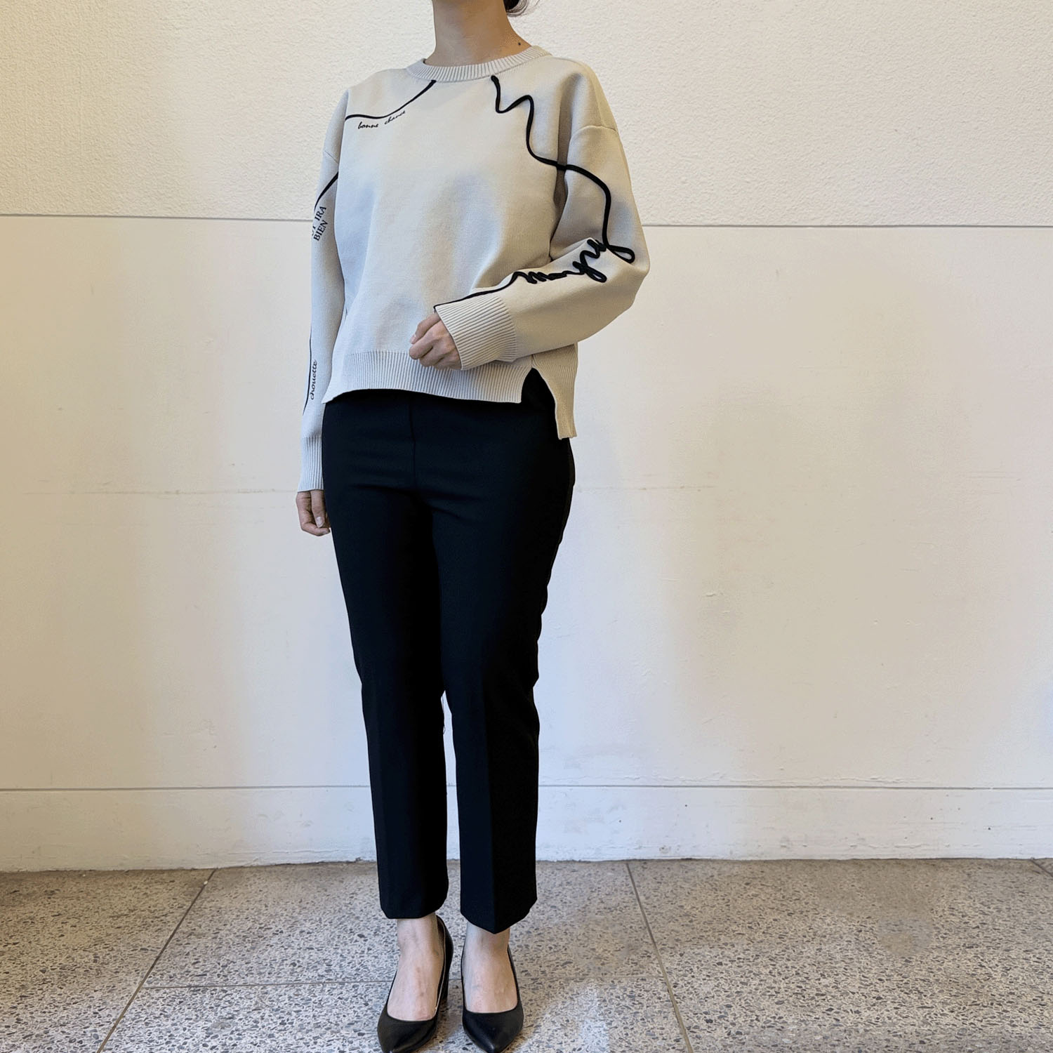 軽量ニットロゴプルオーバー - 画像6